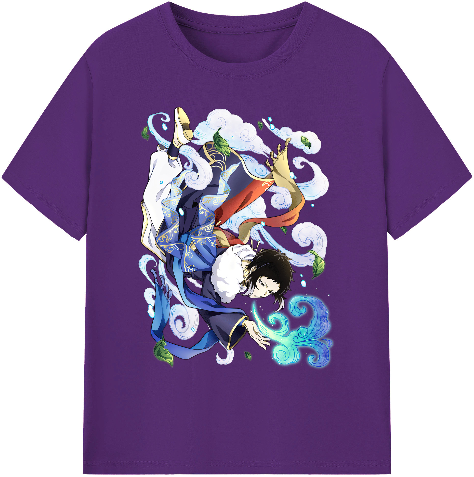 （画像用） 文豪ストレイドッグス Bungo Stray Dogs 綿100％ メンズ半袖Tシャツ｜肌触りやわらか＆通気性