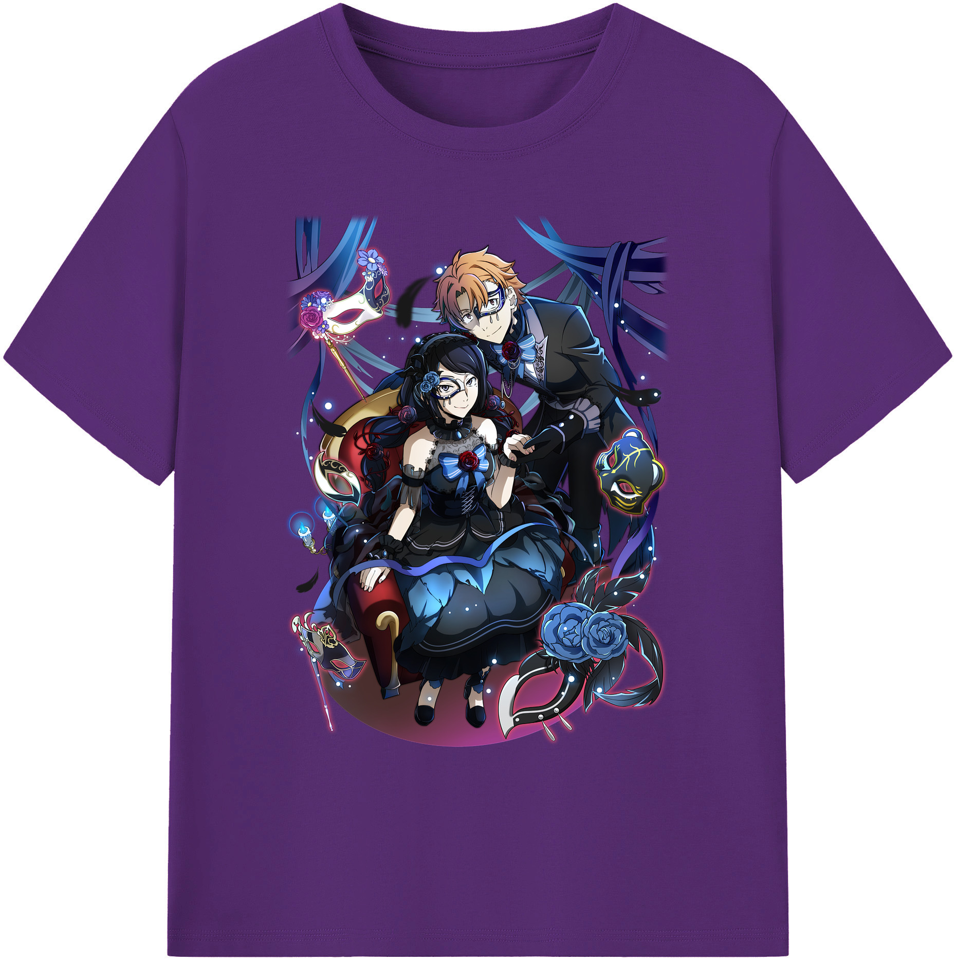 （画像用） 文豪ストレイドッグス Bungo Stray Dogs 綿100％ メンズ半袖Tシャツ｜肌触りやわらか＆通気性