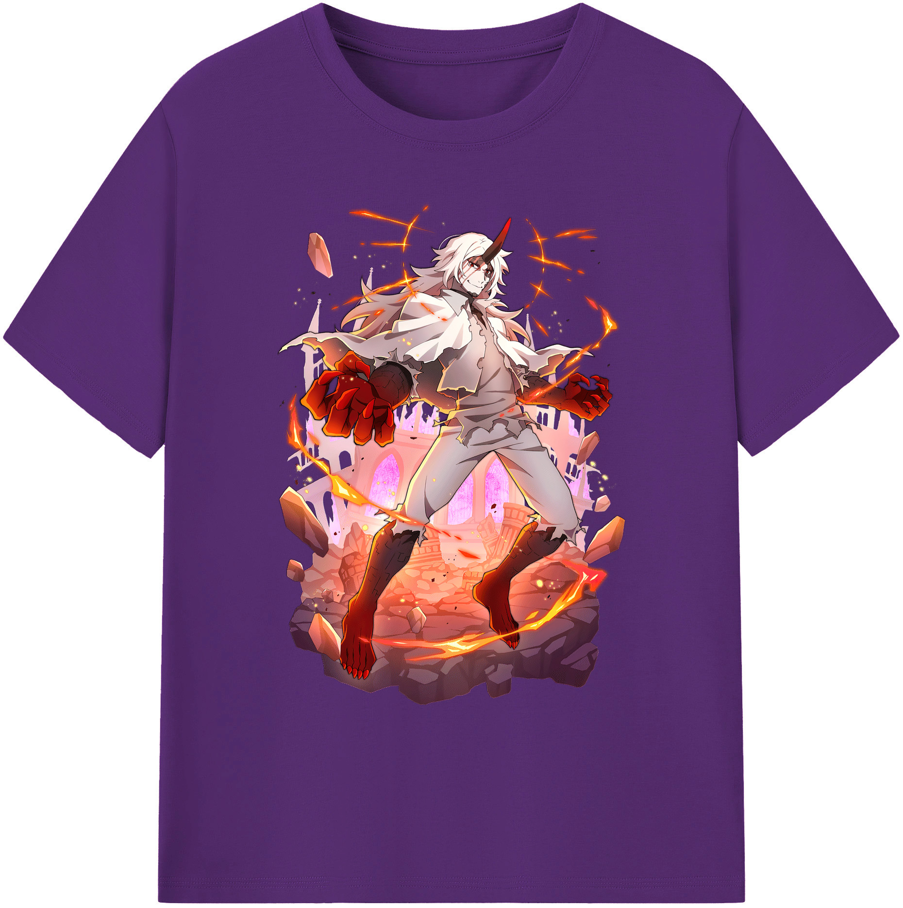 （画像用） 文豪ストレイドッグス Bungo Stray Dogs 綿100％ メンズ半袖Tシャツ｜肌触りやわらか＆通気性