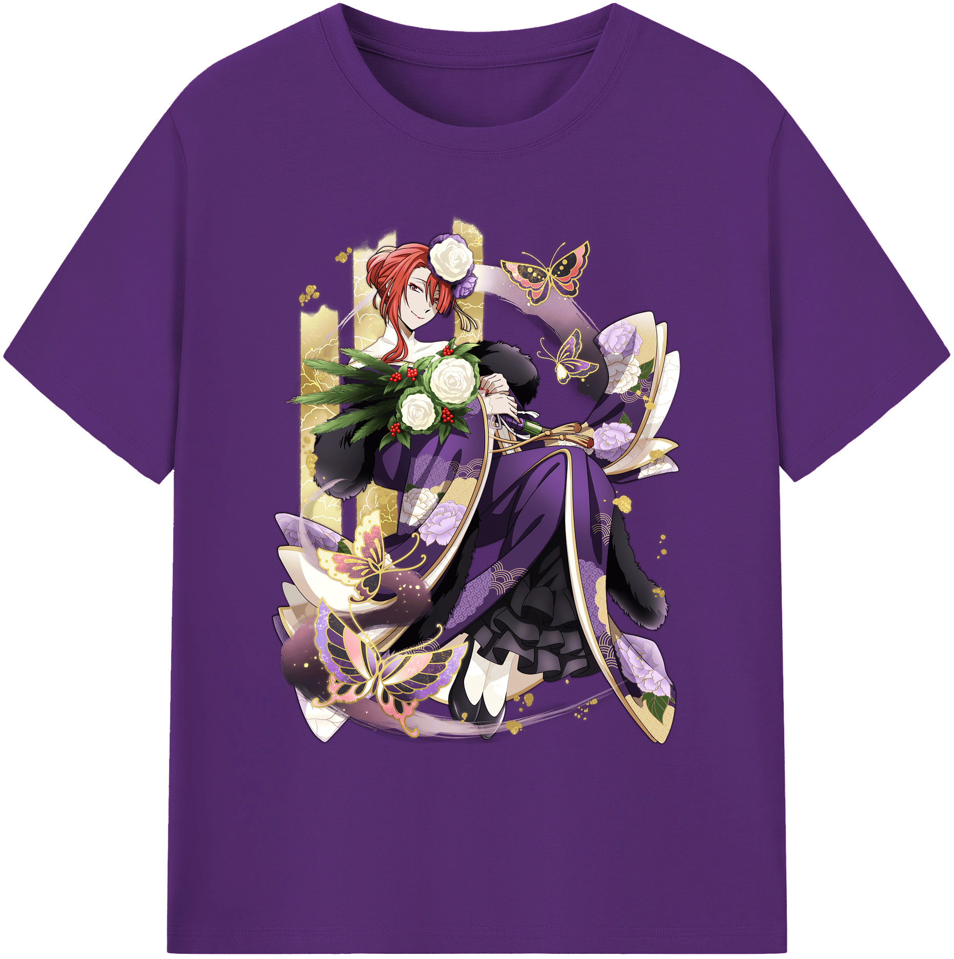 （画像用） 文豪ストレイドッグス Bungo Stray Dogs 綿100％ メンズ半袖Tシャツ｜肌触りやわらか＆通気性