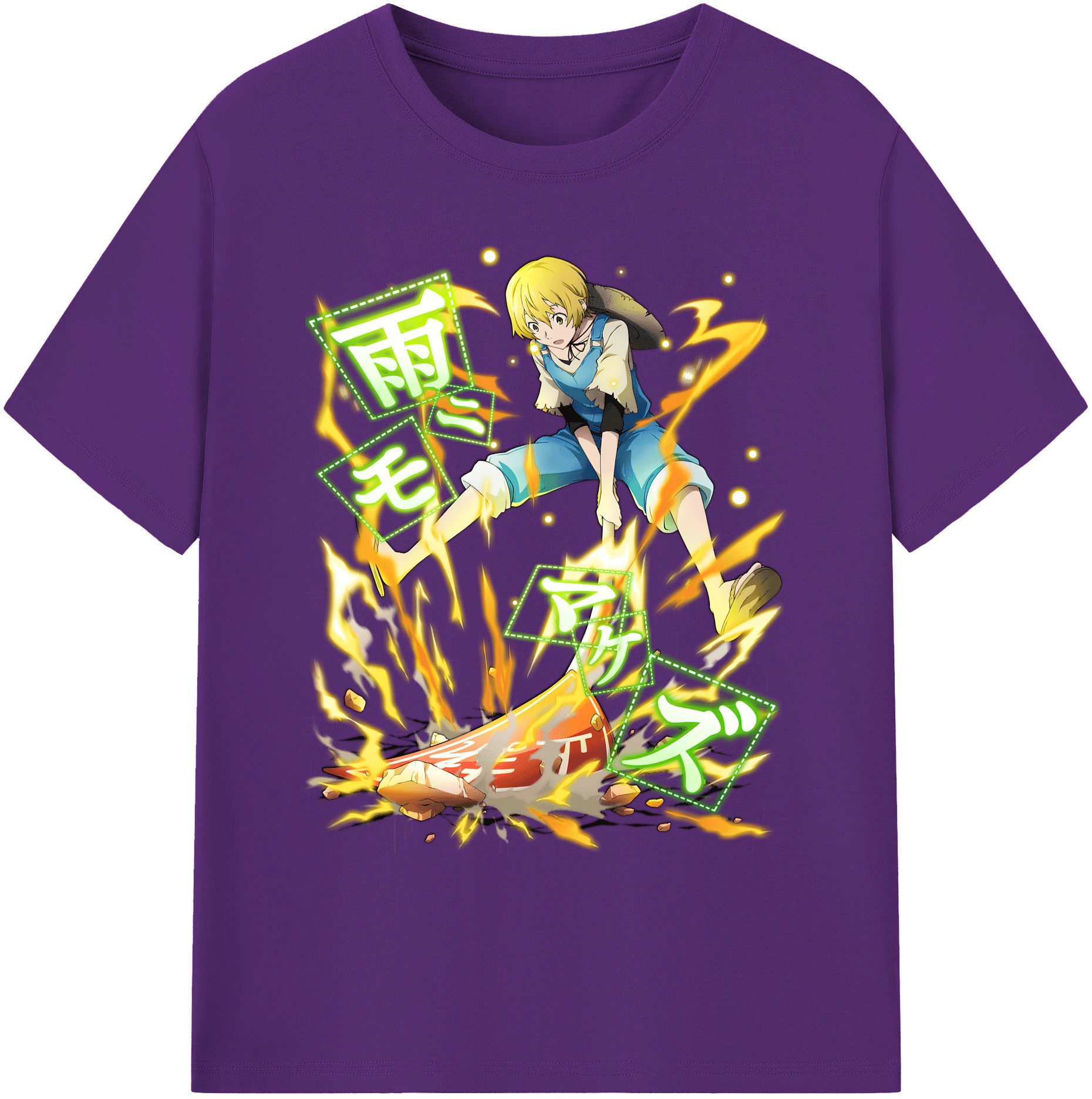 （画像用） 文豪ストレイドッグス Bungo Stray Dogs 綿100％ メンズ半袖Tシャツ｜肌触りやわらか＆通気性