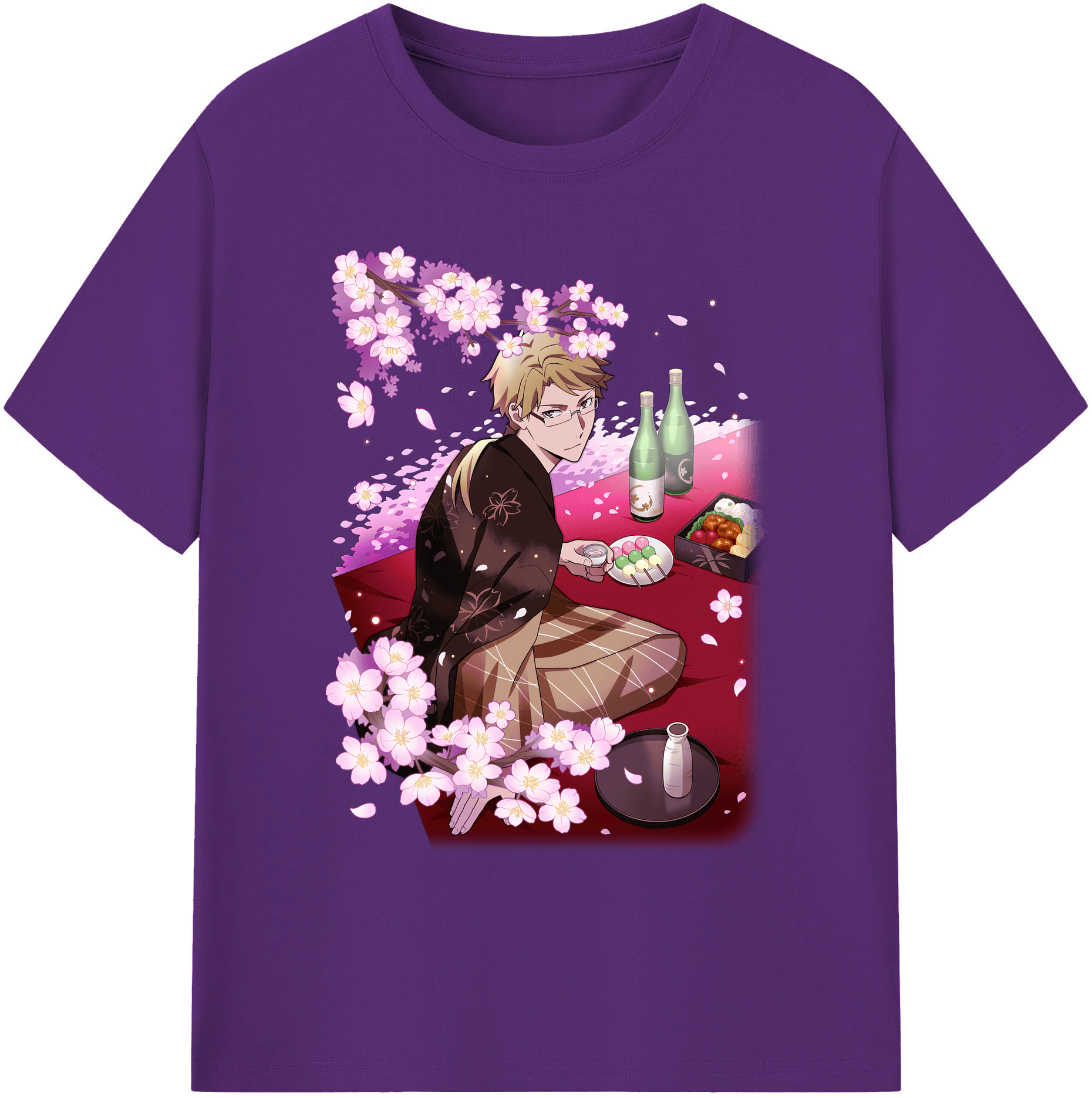 （画像用） 文豪ストレイドッグス Bungo Stray Dogs 綿100％ メンズ半袖Tシャツ｜肌触りやわらか＆通気性