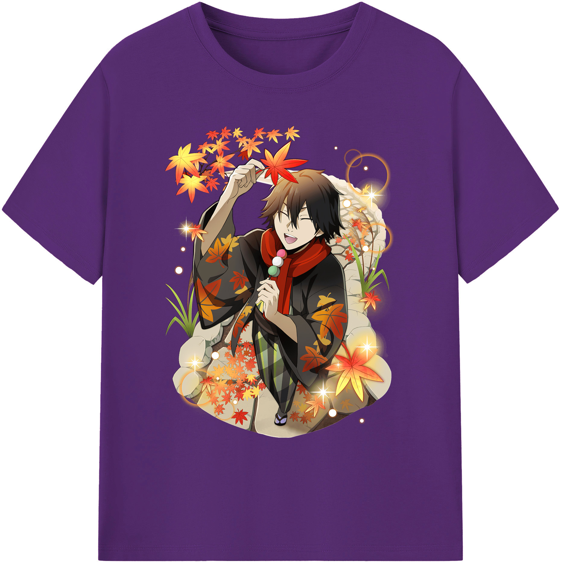 （画像用） 文豪ストレイドッグス Bungo Stray Dogs 綿100％ メンズ半袖Tシャツ｜肌触りやわらか＆通気性