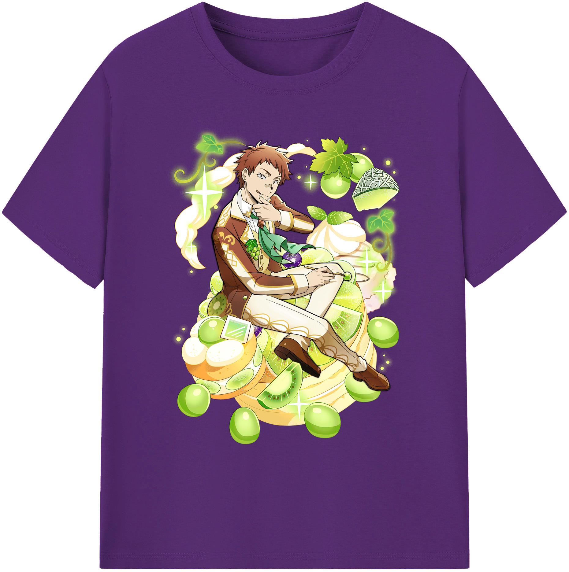 （画像用） 文豪ストレイドッグス Bungo Stray Dogs 綿100％ メンズ半袖Tシャツ｜肌触りやわらか＆通気性