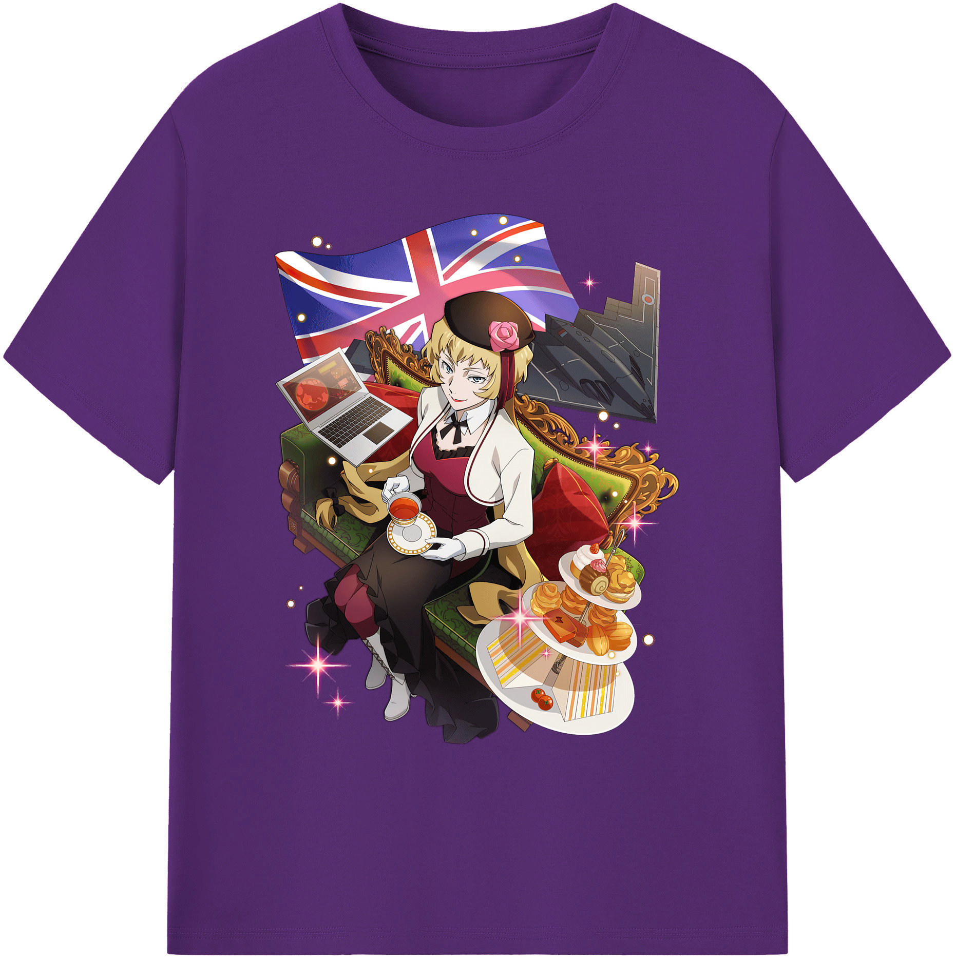 （画像用） 文豪ストレイドッグス Bungo Stray Dogs 綿100％ メンズ半袖Tシャツ｜肌触りやわらか＆通気性