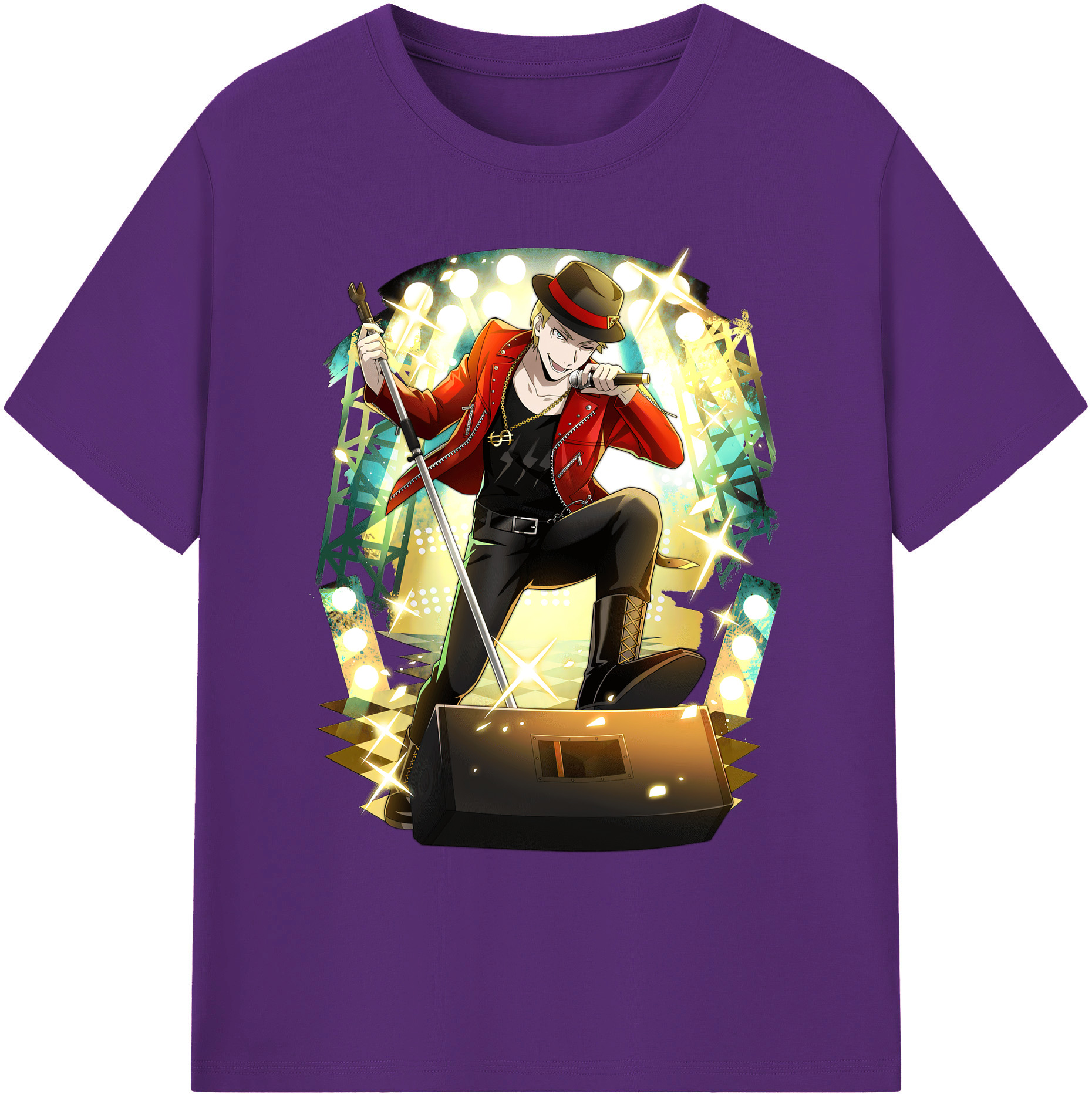 （画像用） 文豪ストレイドッグス Bungo Stray Dogs 綿100％ メンズ半袖Tシャツ｜肌触りやわらか＆通気性