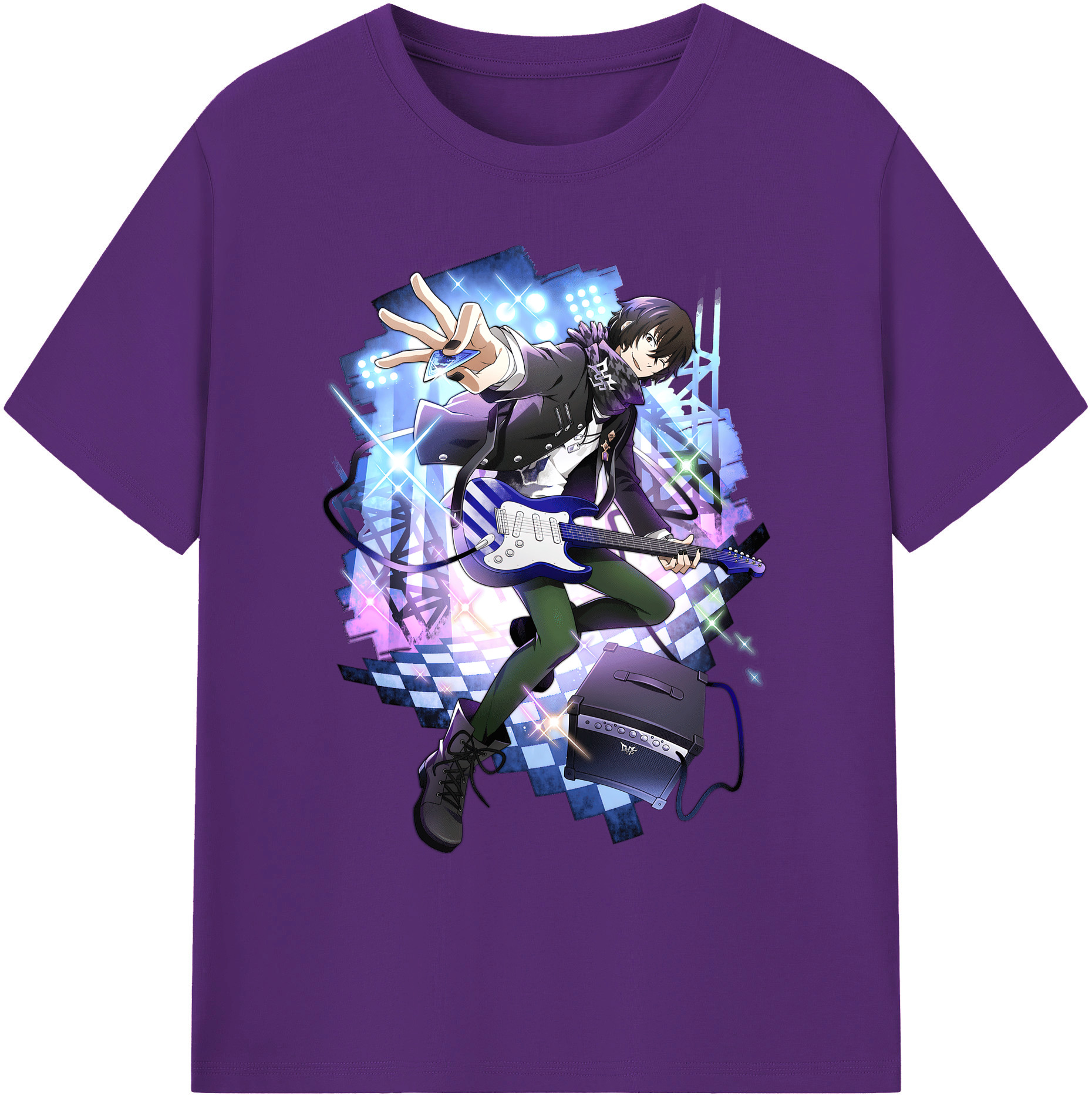 （画像用） 文豪ストレイドッグス Bungo Stray Dogs 綿100％ メンズ半袖Tシャツ｜肌触りやわらか＆通気性