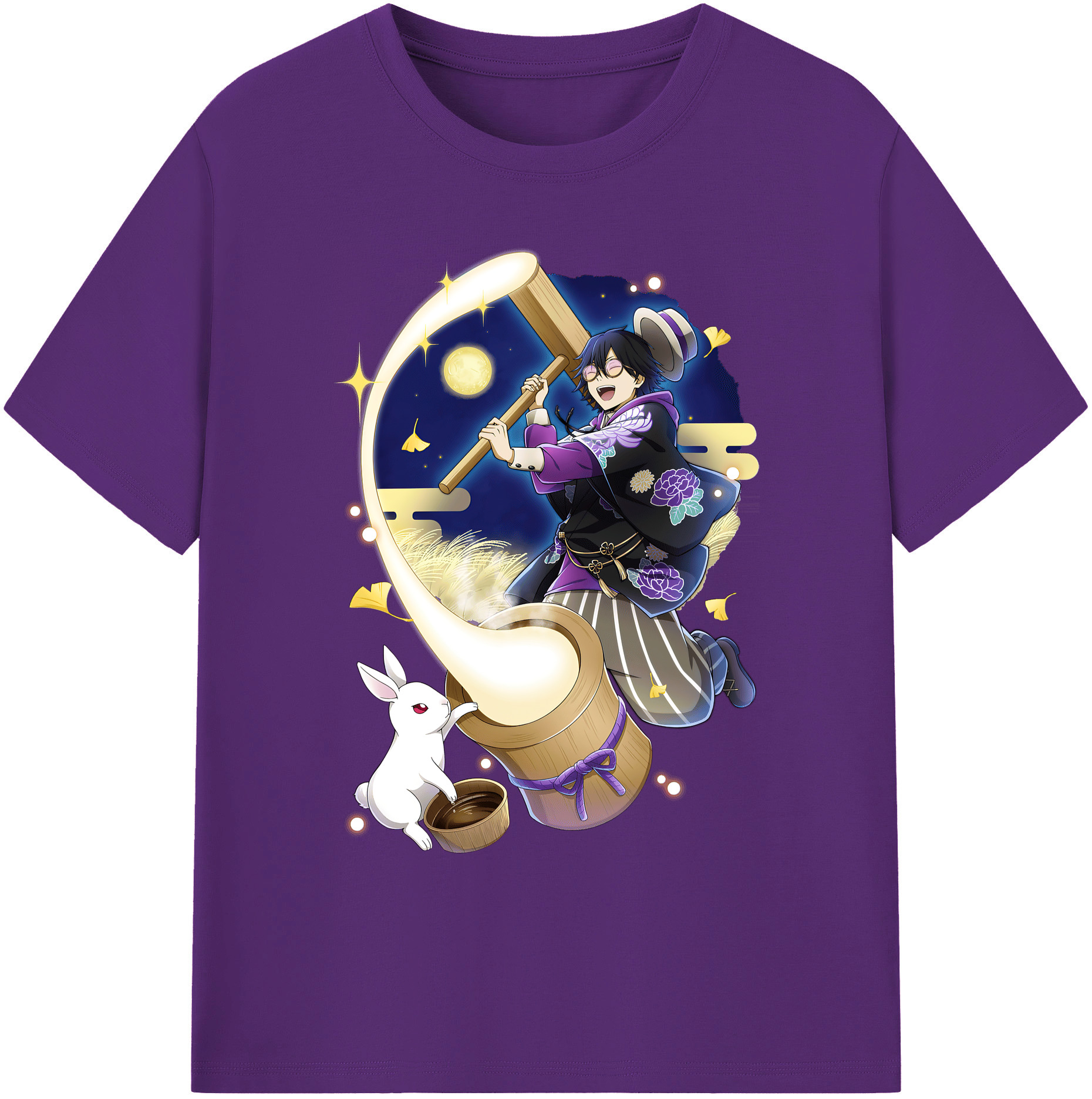 （画像用） 文豪ストレイドッグス Bungo Stray Dogs 綿100％ メンズ半袖Tシャツ｜肌触りやわらか＆通気性