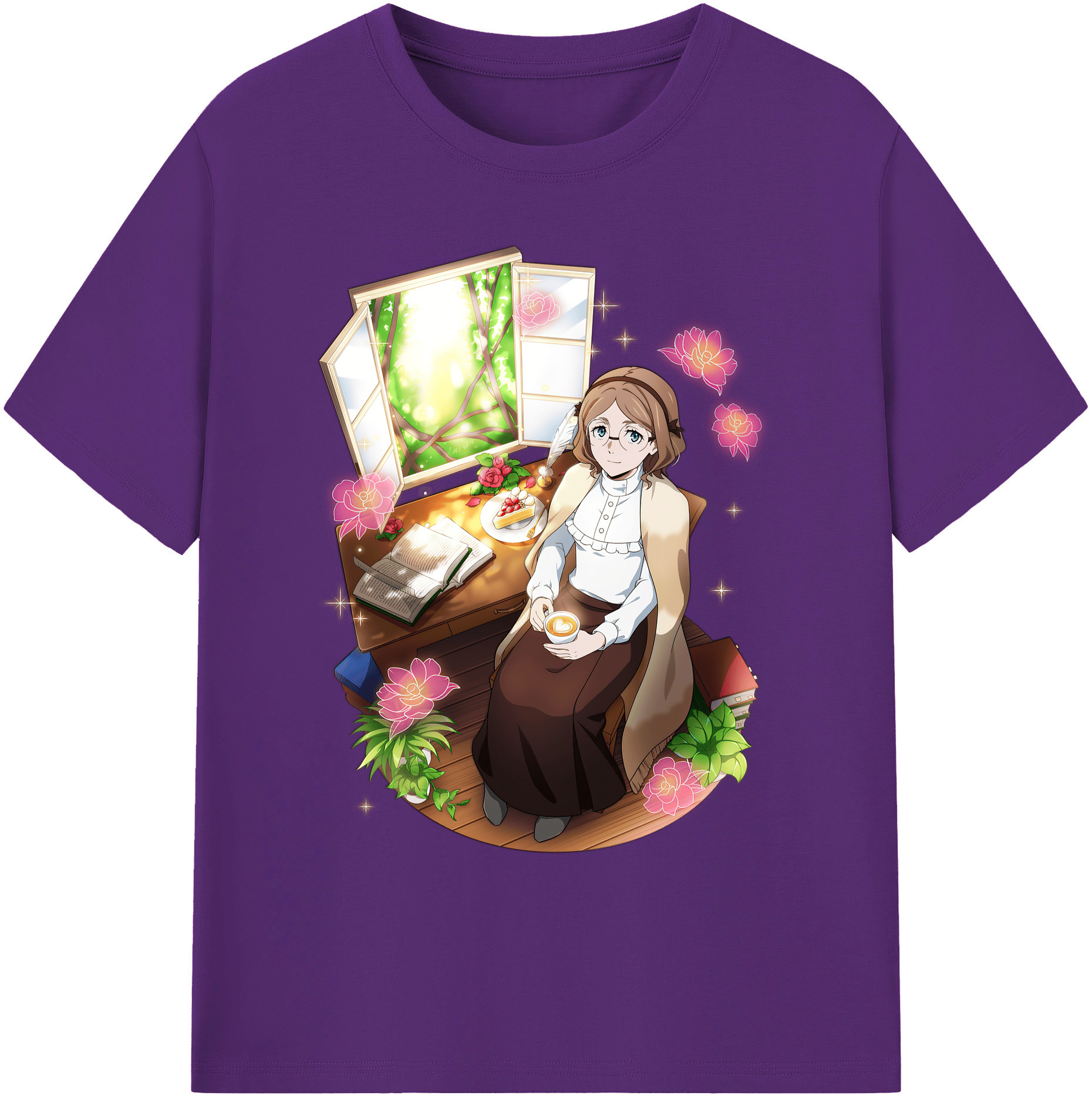 （画像用） 文豪ストレイドッグス Bungo Stray Dogs 綿100％ メンズ半袖Tシャツ｜肌触りやわらか＆通気性