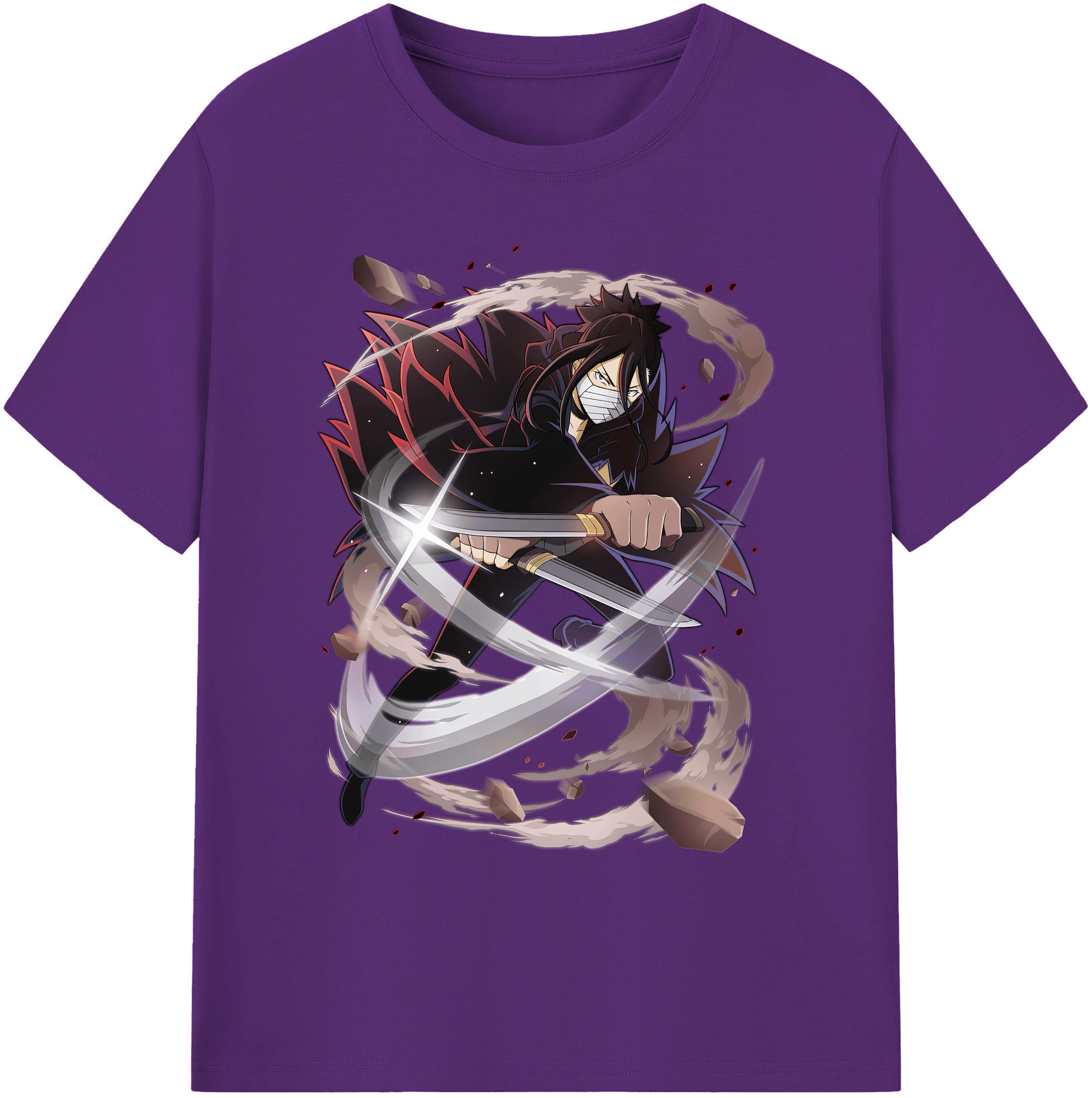 （画像用） 文豪ストレイドッグス Bungo Stray Dogs 綿100％ メンズ半袖Tシャツ｜肌触りやわらか＆通気性