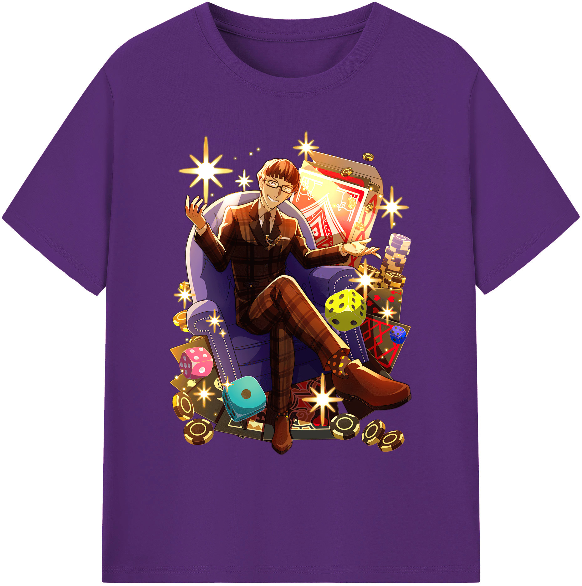 （画像用） 文豪ストレイドッグス Bungo Stray Dogs 綿100％ メンズ半袖Tシャツ｜肌触りやわらか＆通気性