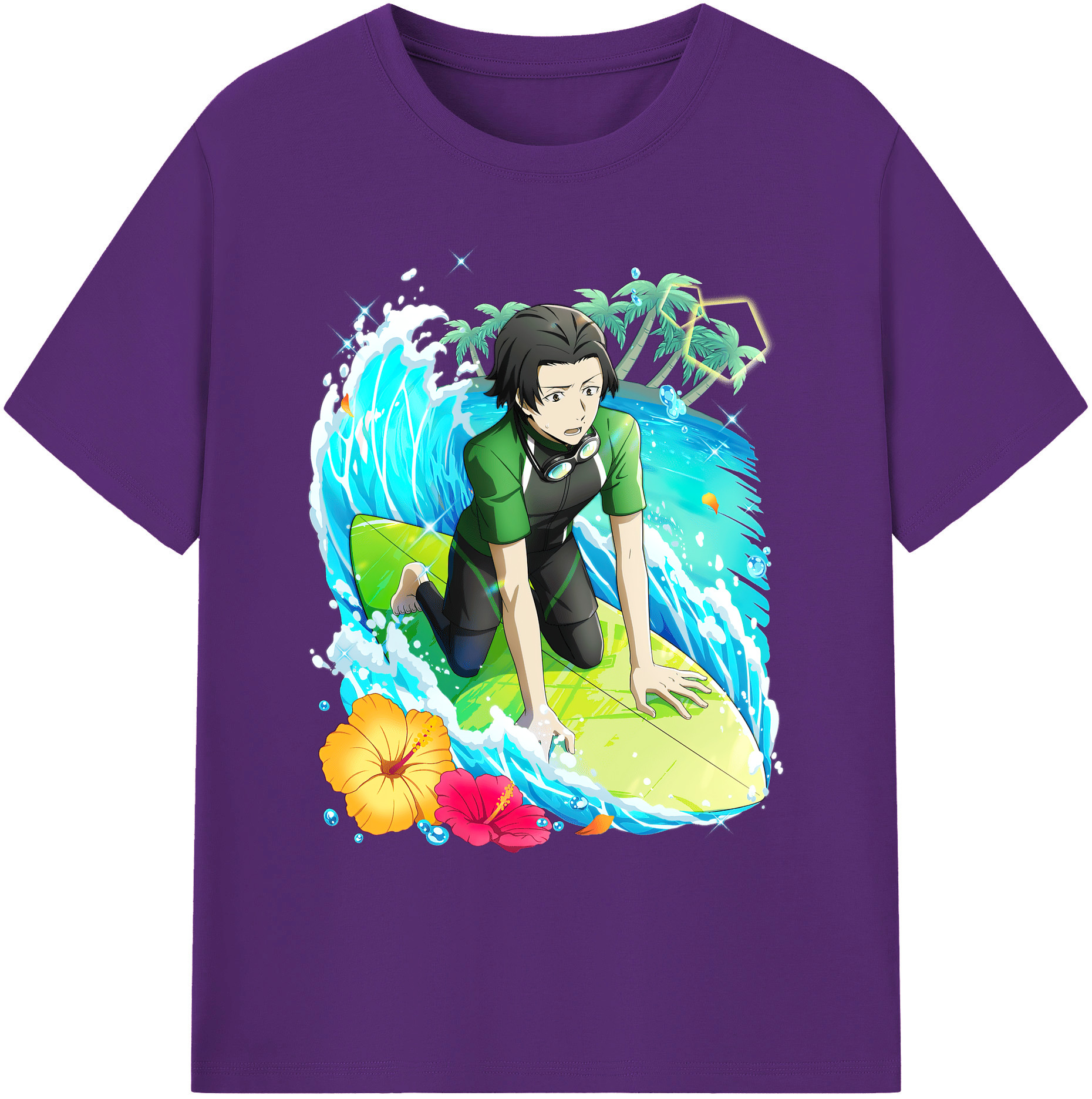 （画像用） 文豪ストレイドッグス Bungo Stray Dogs 綿100％ メンズ半袖Tシャツ｜肌触りやわらか＆通気性