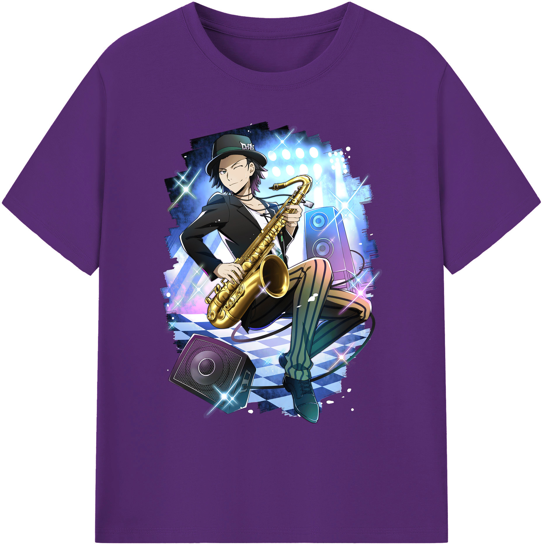 （画像用） 文豪ストレイドッグス Bungo Stray Dogs 綿100％ メンズ半袖Tシャツ｜肌触りやわらか＆通気性