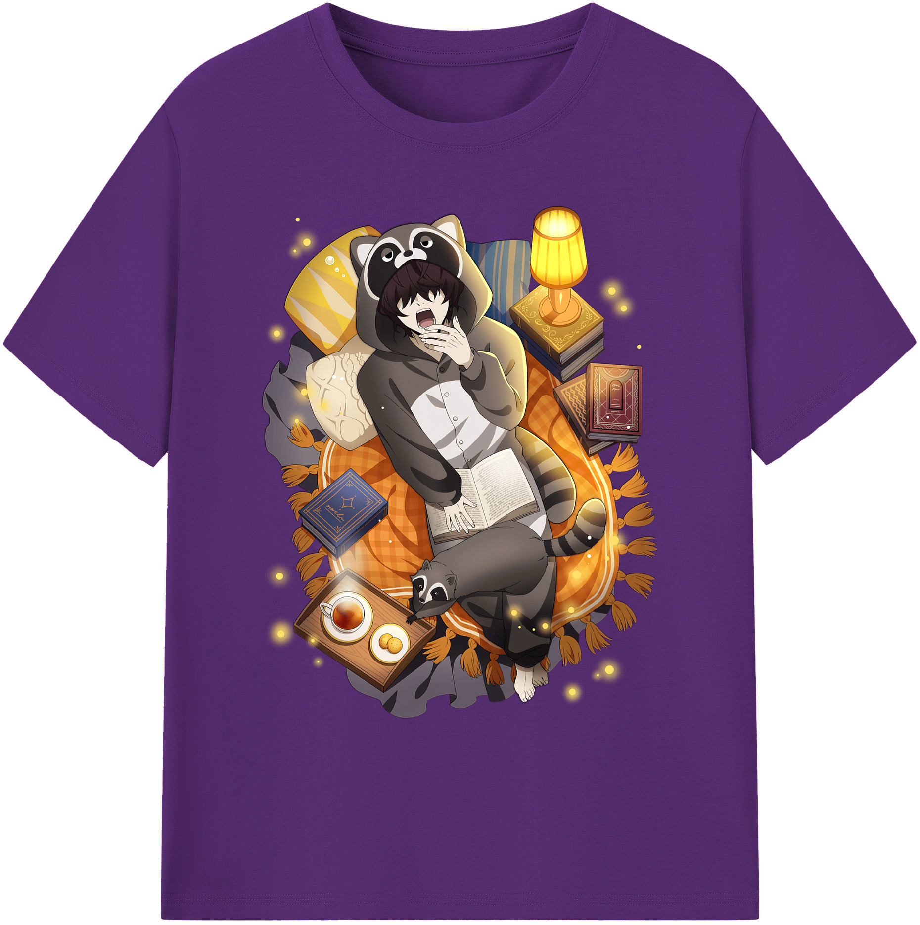 （画像用） 文豪ストレイドッグス Bungo Stray Dogs 綿100％ メンズ半袖Tシャツ｜肌触りやわらか＆通気性