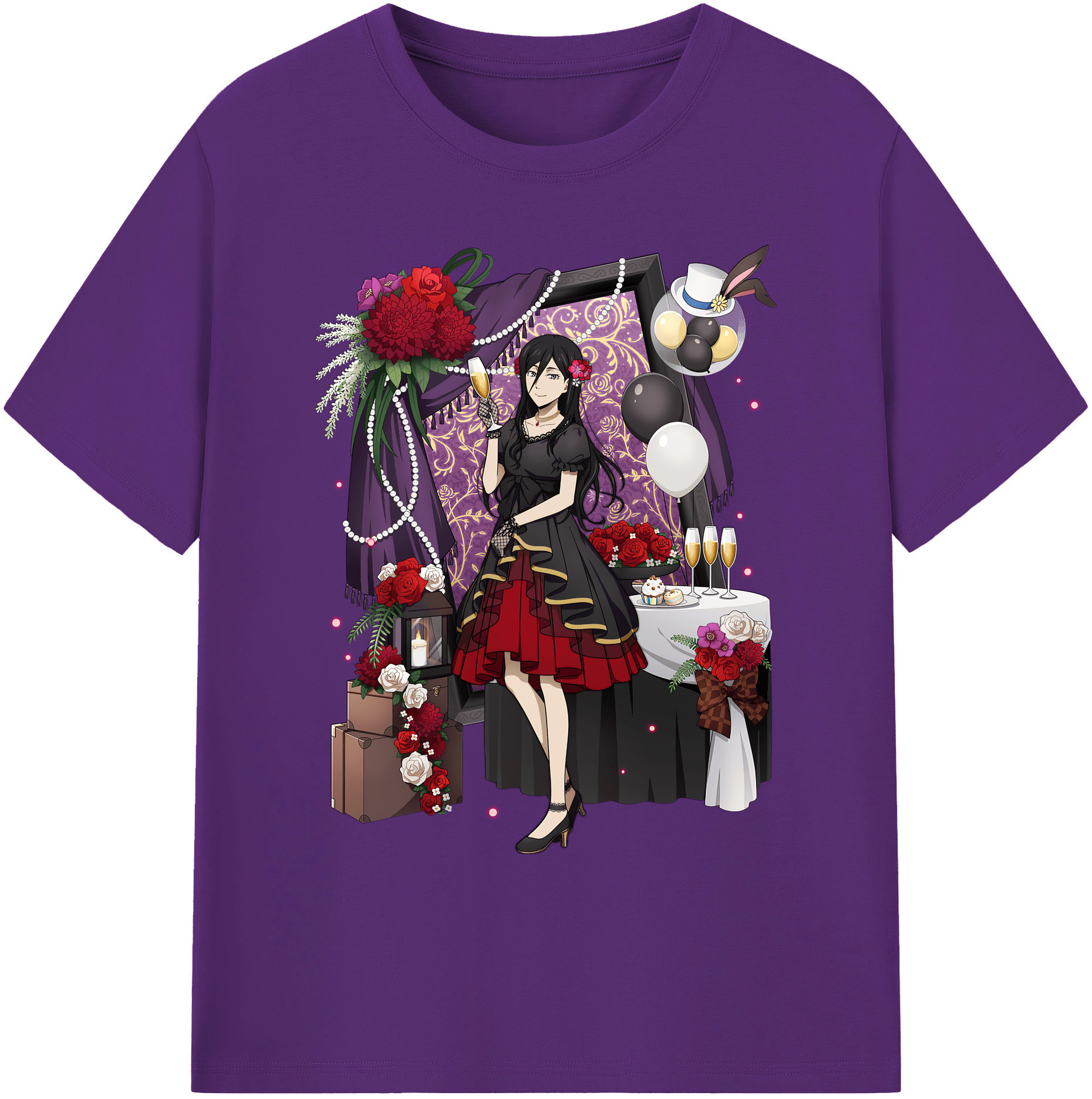（画像用） 文豪ストレイドッグス Bungo Stray Dogs 綿100％ メンズ半袖Tシャツ｜肌触りやわらか＆通気性