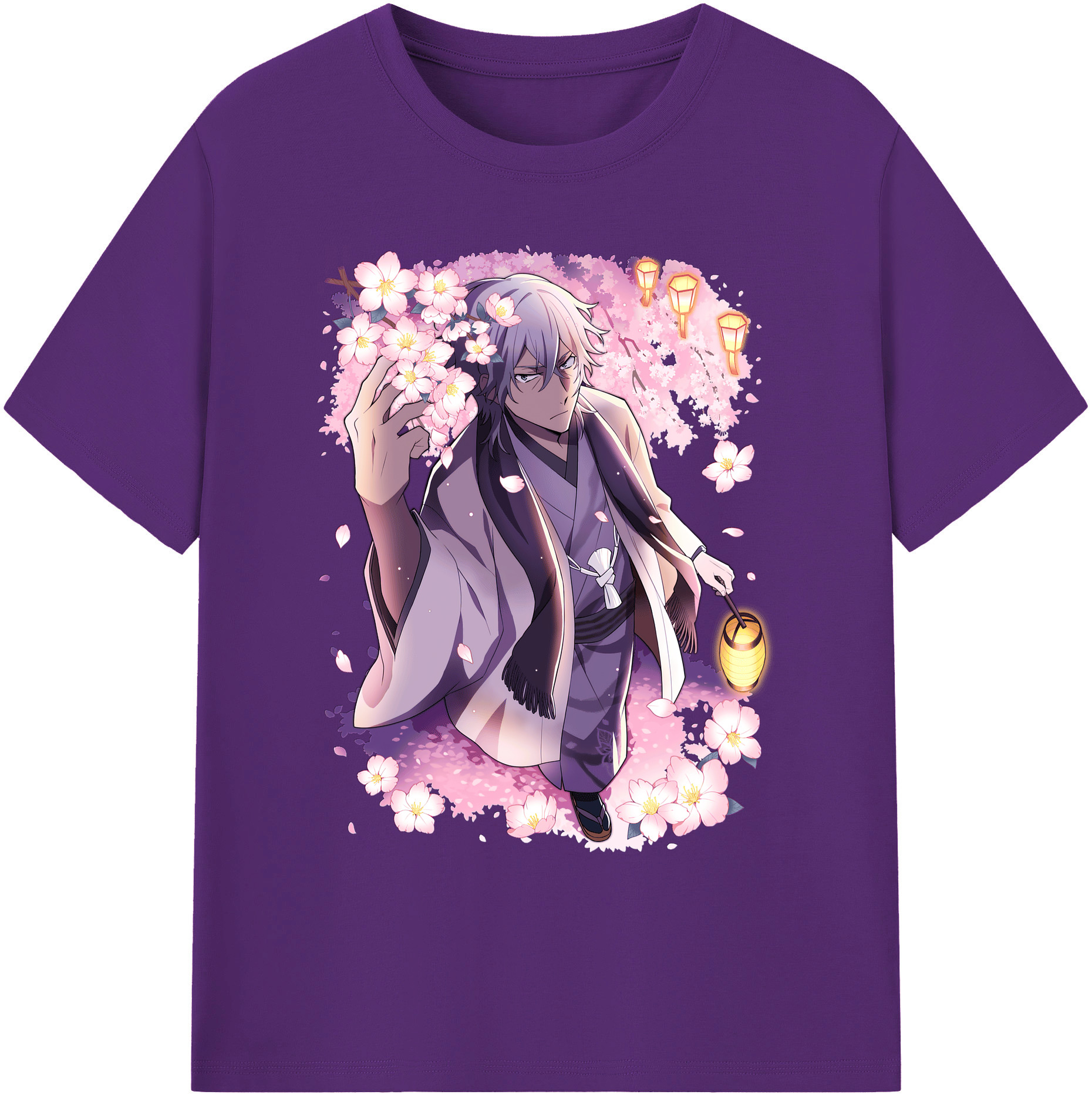 （画像用） 文豪ストレイドッグス Bungo Stray Dogs 綿100％ メンズ半袖Tシャツ｜肌触りやわらか＆通気性