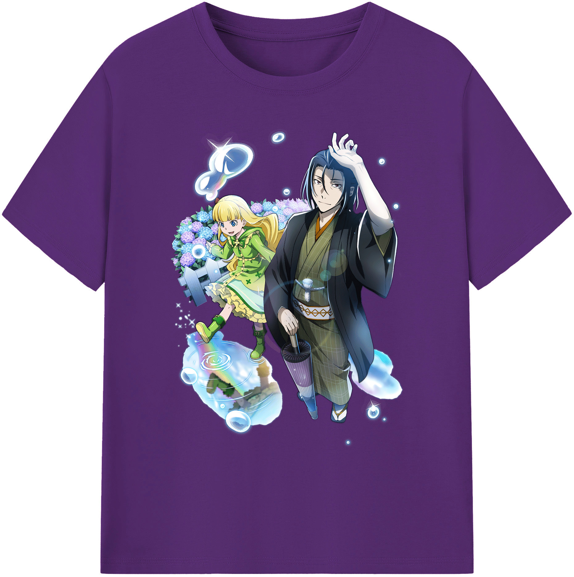 （画像用） 文豪ストレイドッグス Bungo Stray Dogs 綿100％ メンズ半袖Tシャツ｜肌触りやわらか＆通気性