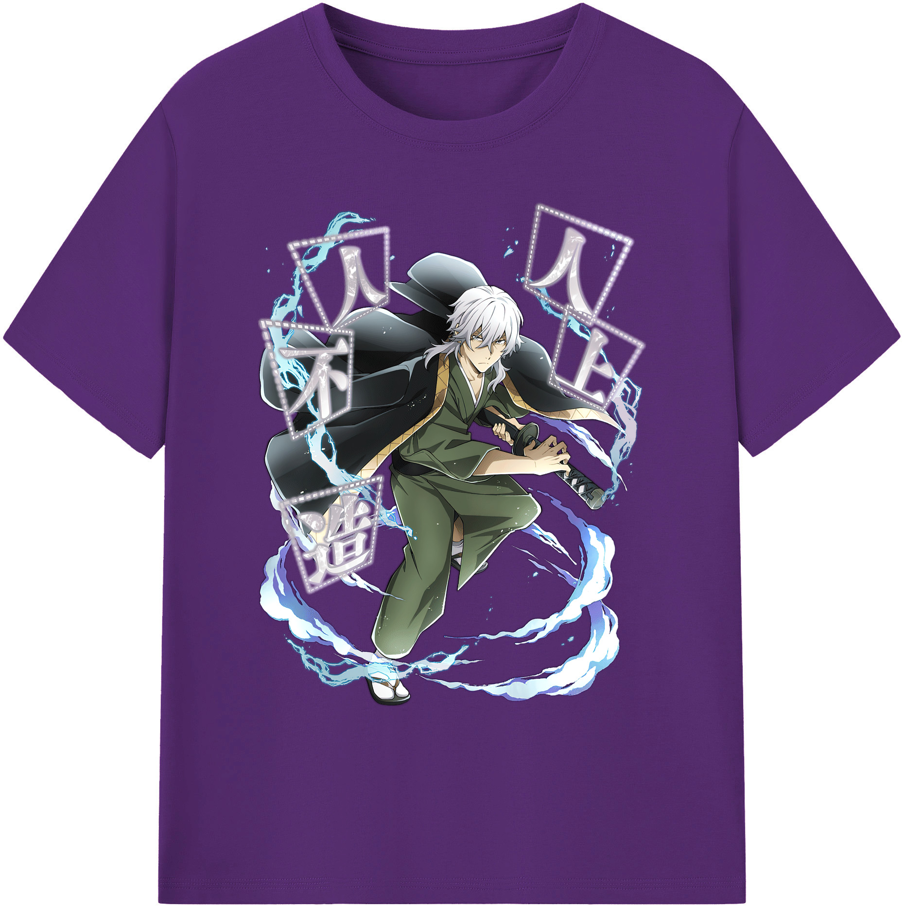 （画像用） 文豪ストレイドッグス Bungo Stray Dogs 綿100％ メンズ半袖Tシャツ｜肌触りやわらか＆通気性