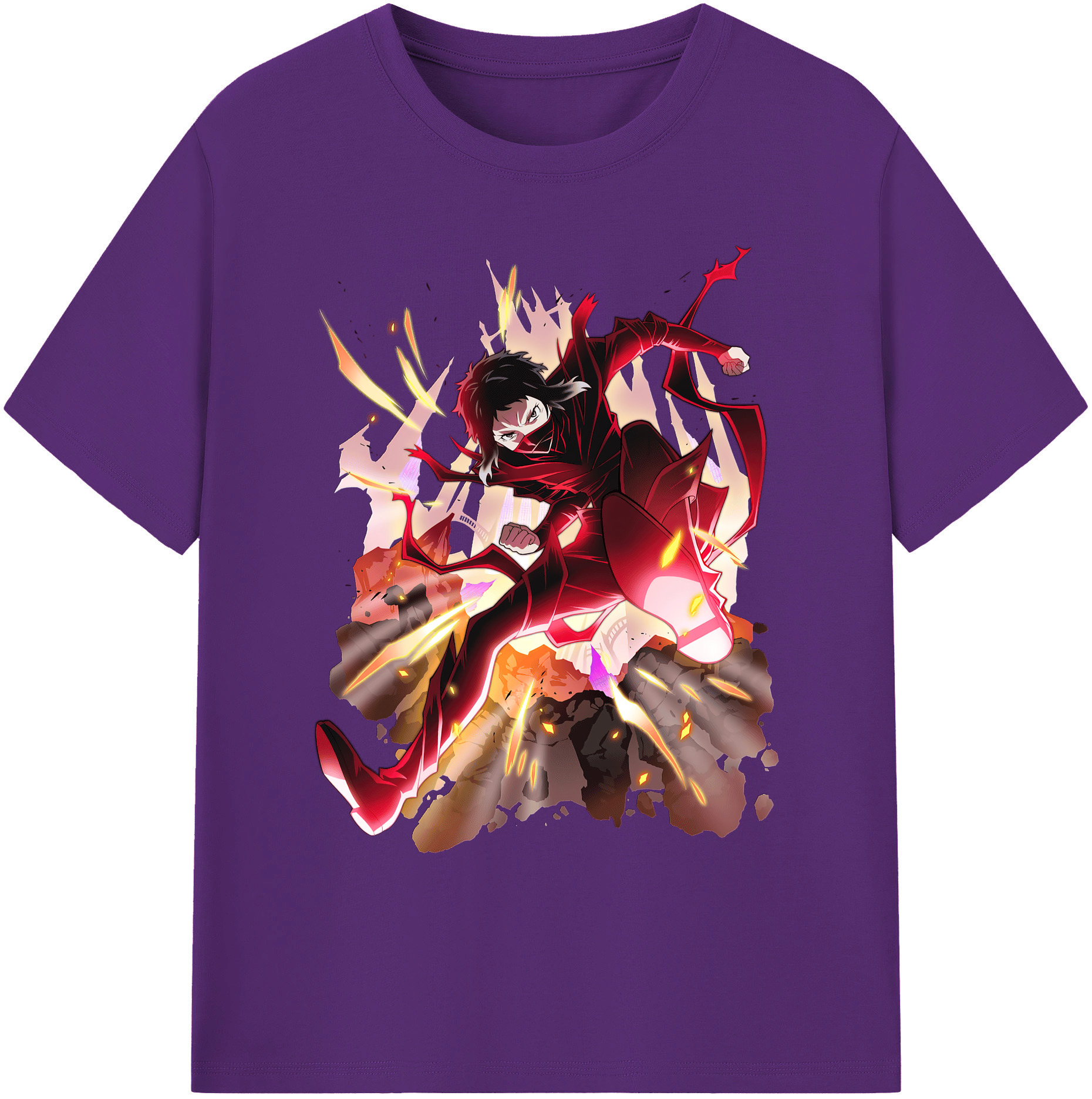 （画像用） 文豪ストレイドッグス Bungo Stray Dogs 綿100％ メンズ半袖Tシャツ｜肌触りやわらか＆通気性