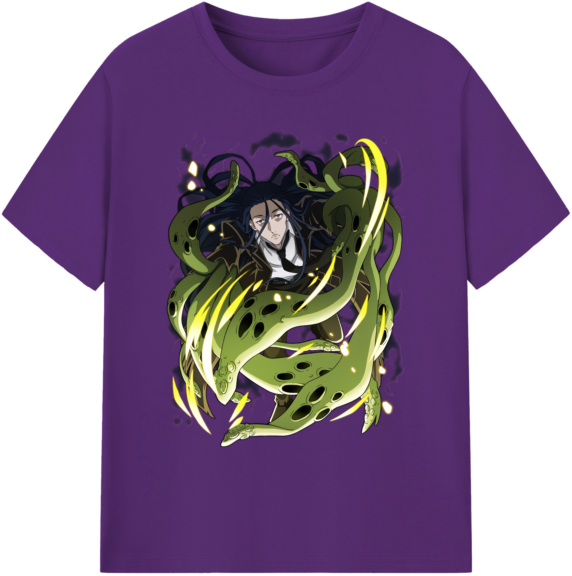（画像用） 文豪ストレイドッグス Bungo Stray Dogs 綿100％ メンズ半袖Tシャツ｜肌触りやわらか＆通気性
