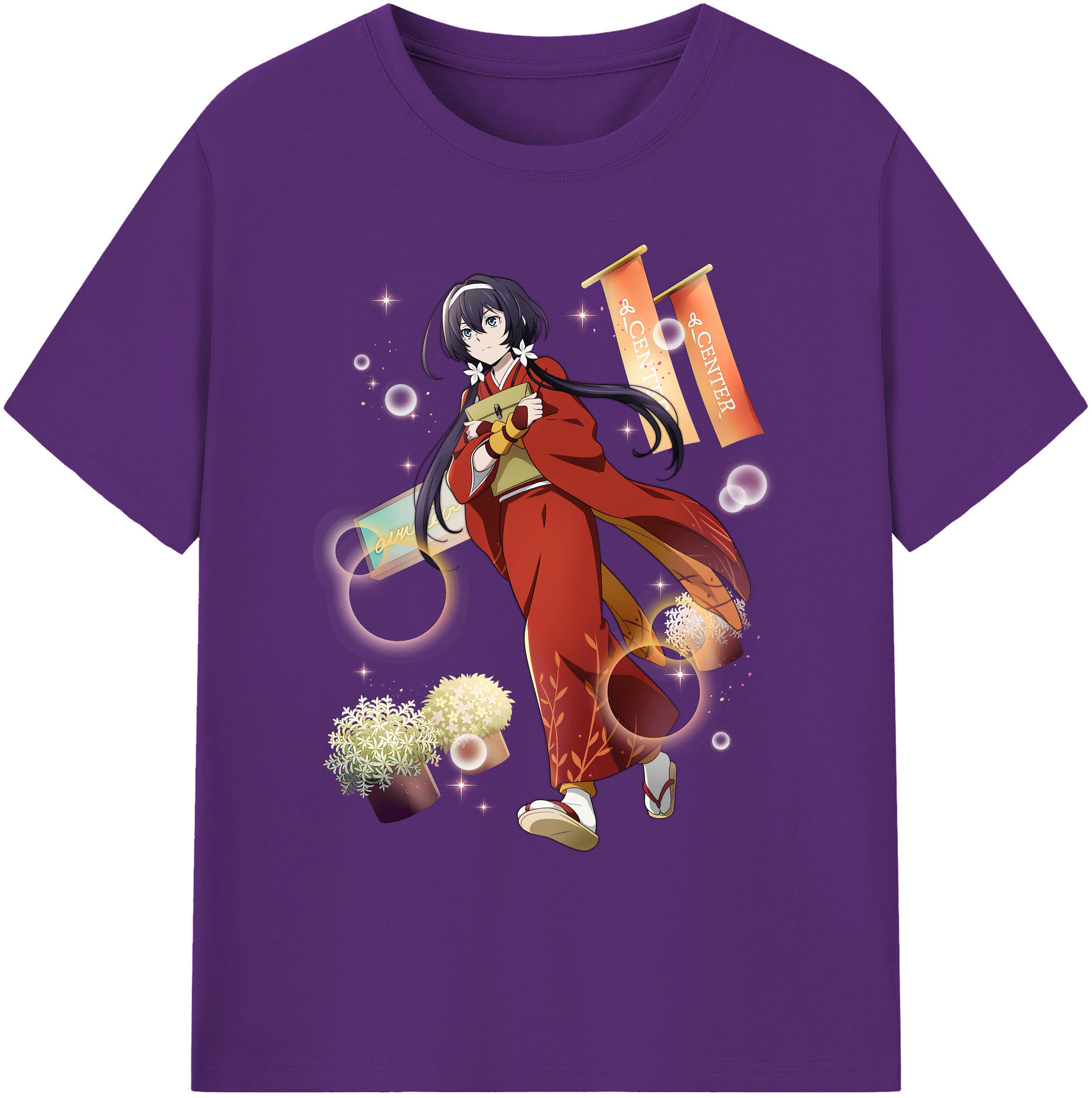 （画像用） 文豪ストレイドッグス Bungo Stray Dogs 綿100％ メンズ半袖Tシャツ｜肌触りやわらか＆通気性