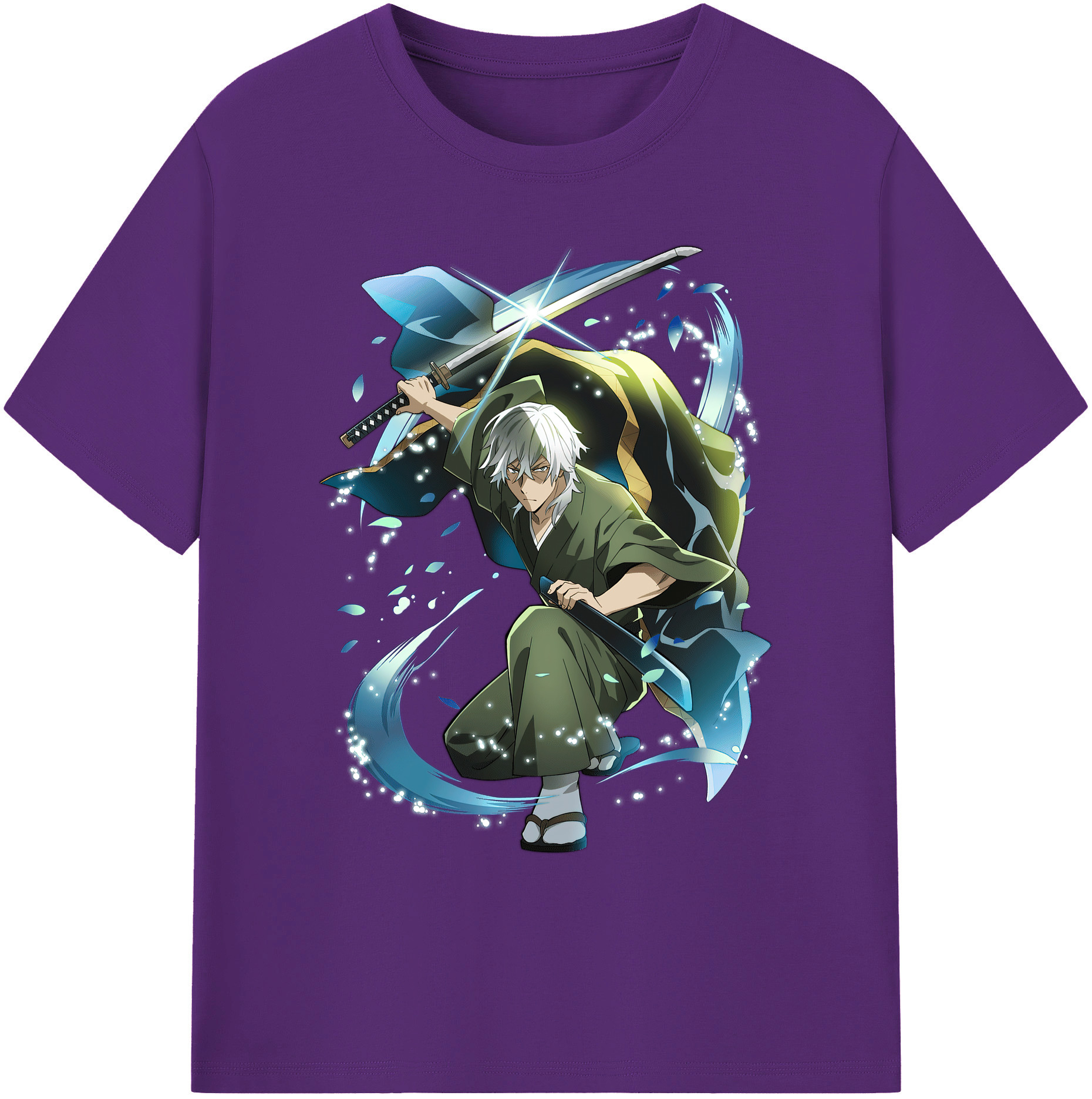 （画像用） 文豪ストレイドッグス Bungo Stray Dogs 綿100％ メンズ半袖Tシャツ｜肌触りやわらか＆通気性