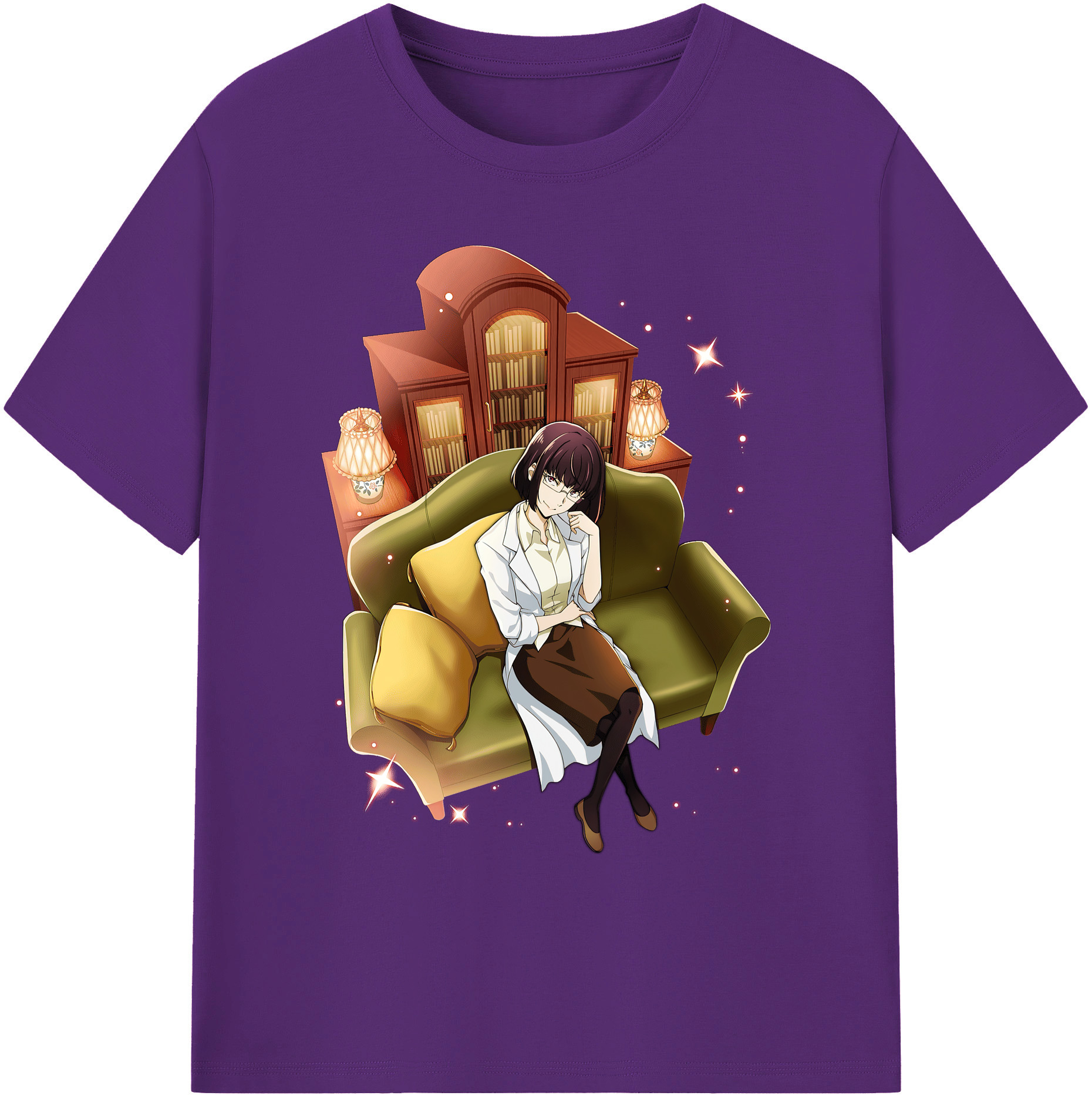 （画像用） 文豪ストレイドッグス Bungo Stray Dogs 綿100％ メンズ半袖Tシャツ｜肌触りやわらか＆通気性
