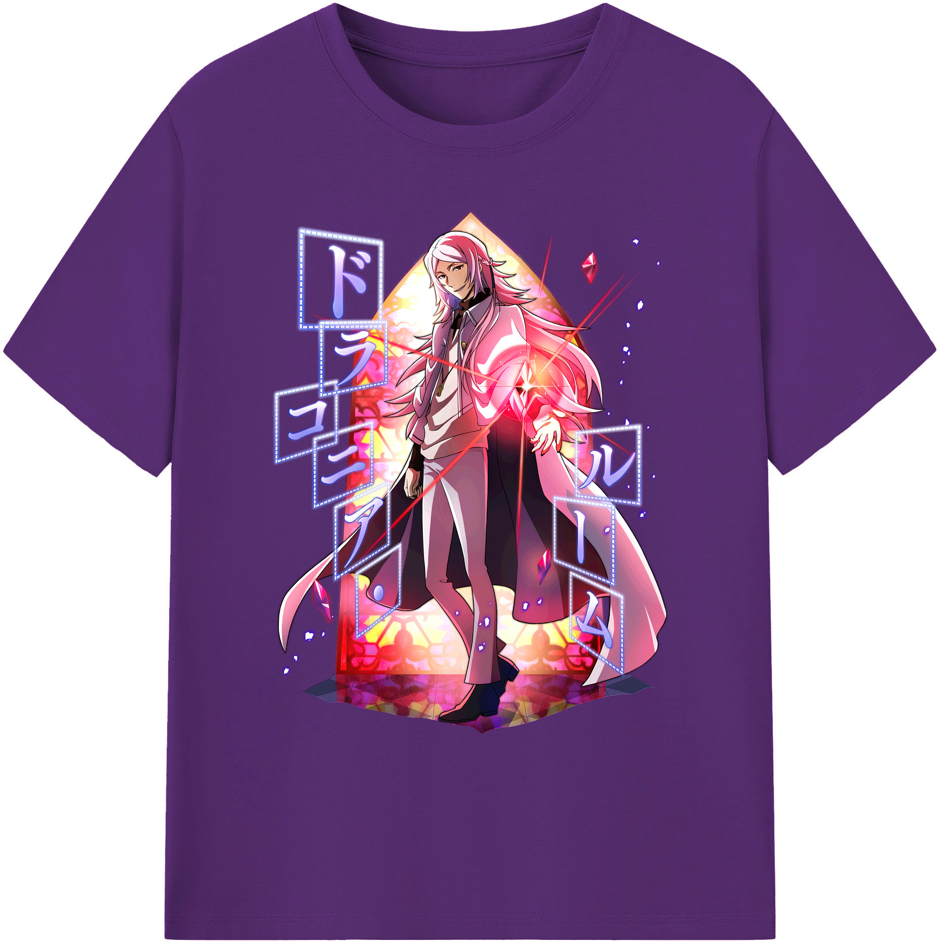 （画像用） 文豪ストレイドッグス Bungo Stray Dogs 綿100％ メンズ半袖Tシャツ｜肌触りやわらか＆通気性