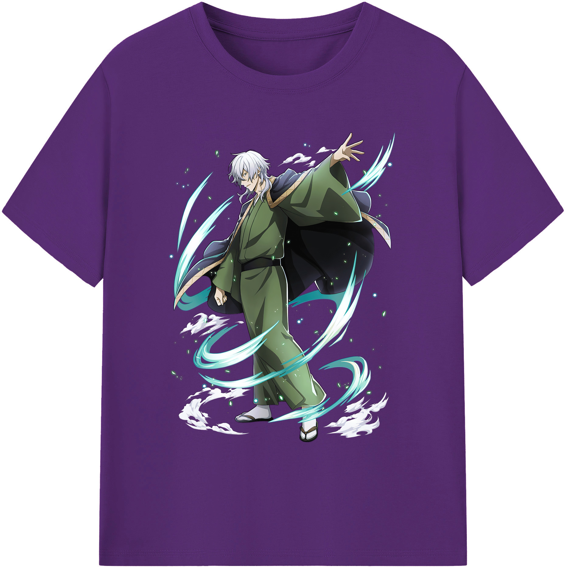 （画像用） 文豪ストレイドッグス Bungo Stray Dogs 綿100％ メンズ半袖Tシャツ｜肌触りやわらか＆通気性