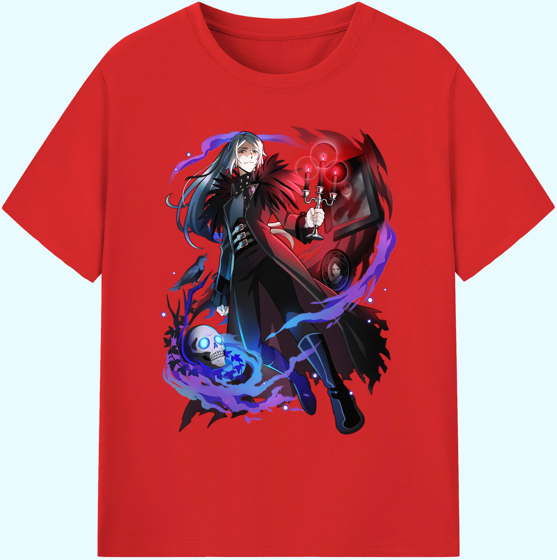 （画像用） 文豪ストレイドッグス Bungo Stray Dogs 綿100％ メンズ半袖Tシャツ｜肌触りやわらか＆通気性