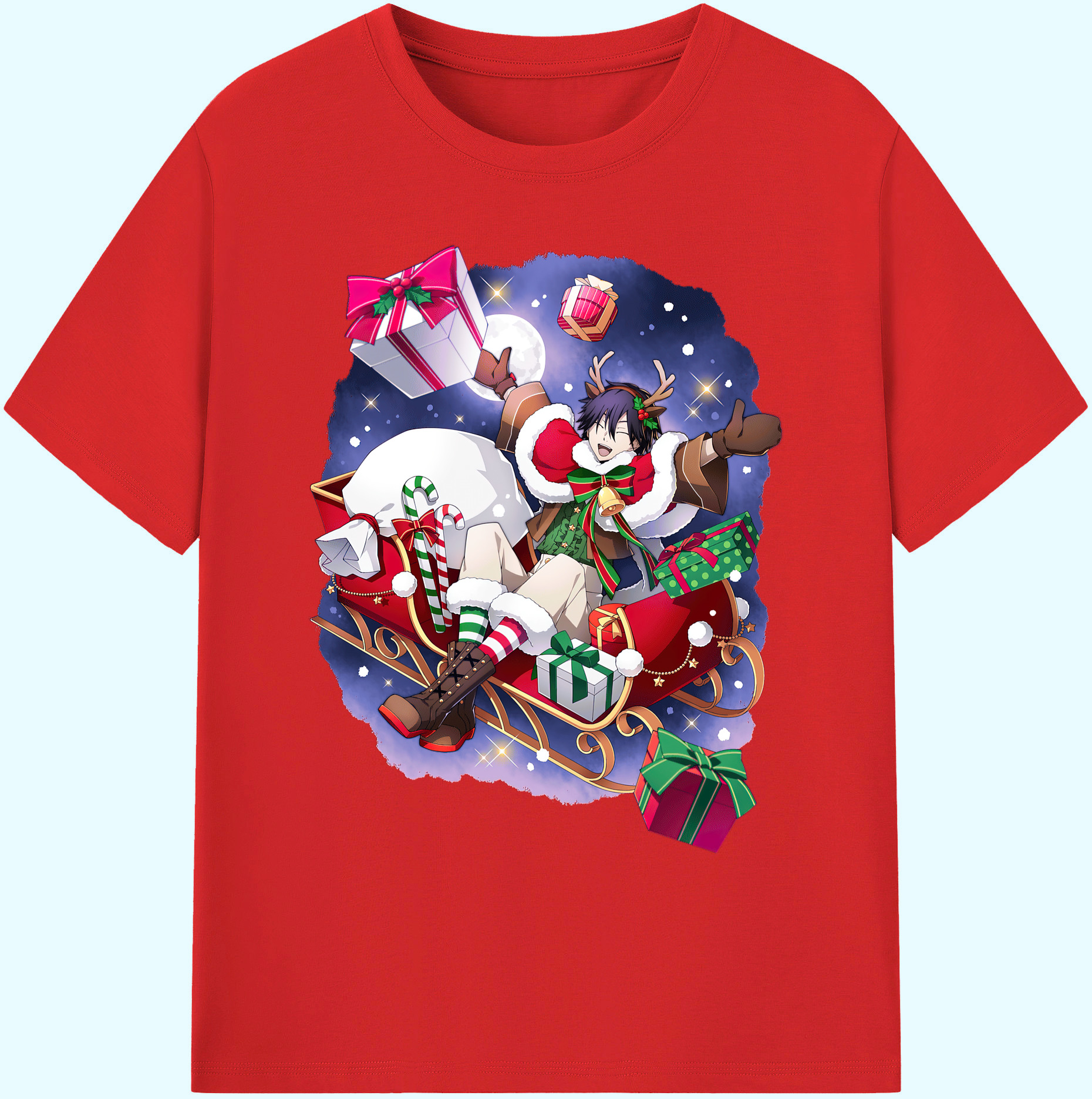 （画像用） 文豪ストレイドッグス Bungo Stray Dogs 綿100％ メンズ半袖Tシャツ｜肌触りやわらか＆通気性