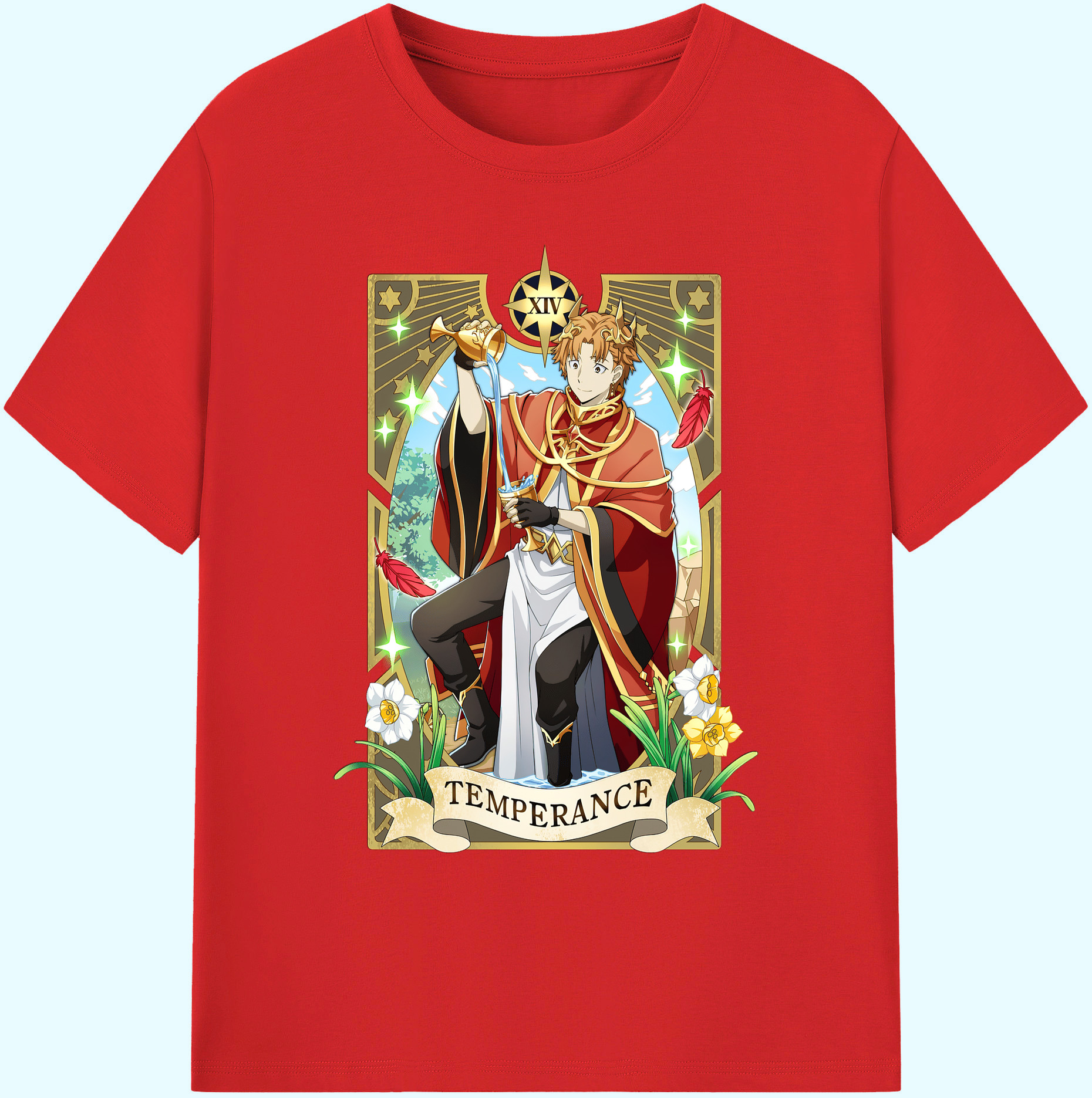 （画像用） 文豪ストレイドッグス Bungo Stray Dogs 綿100％ メンズ半袖Tシャツ｜肌触りやわらか＆通気性