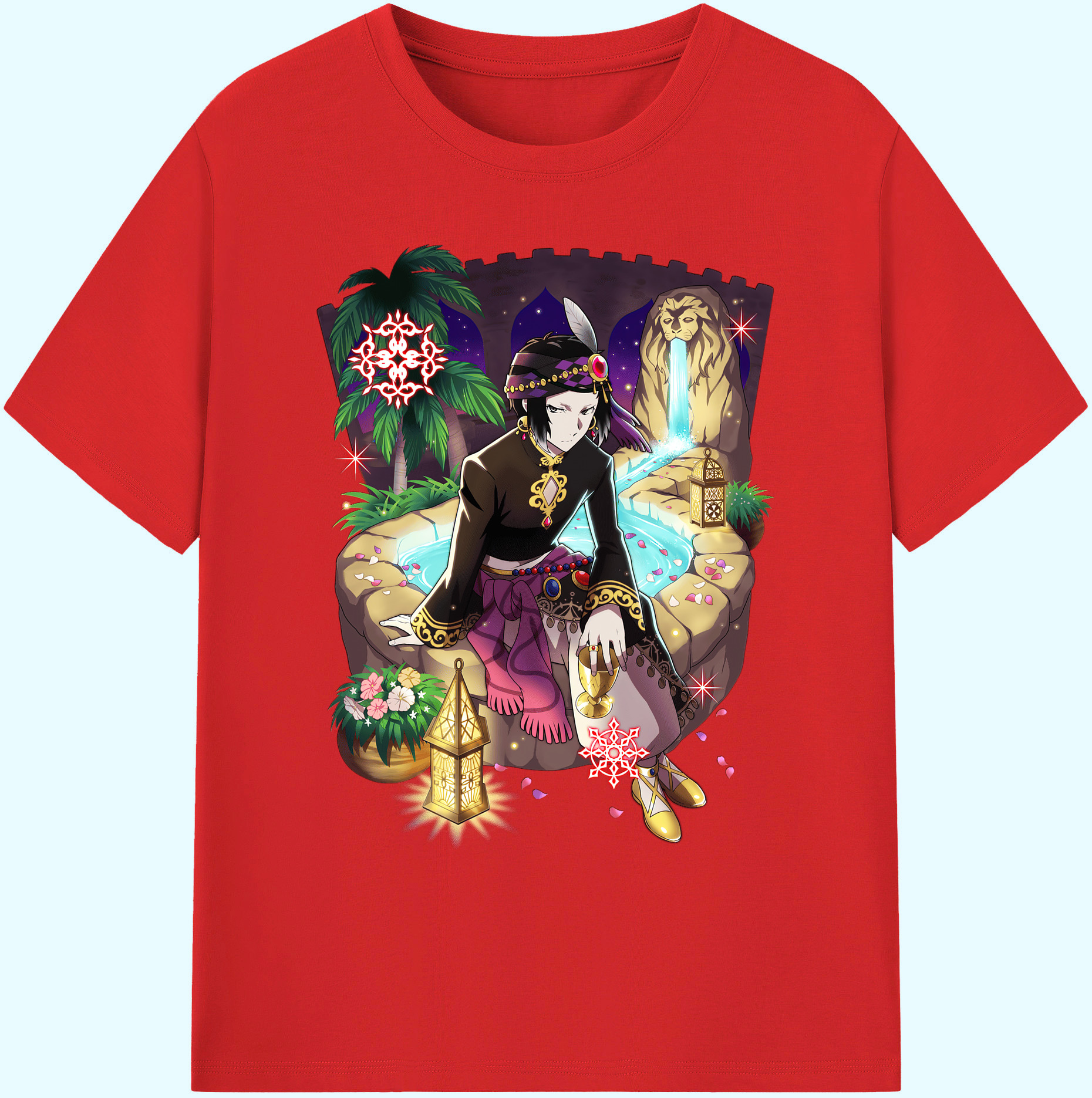 （画像用） 文豪ストレイドッグス Bungo Stray Dogs 綿100％ メンズ半袖Tシャツ｜肌触りやわらか＆通気性