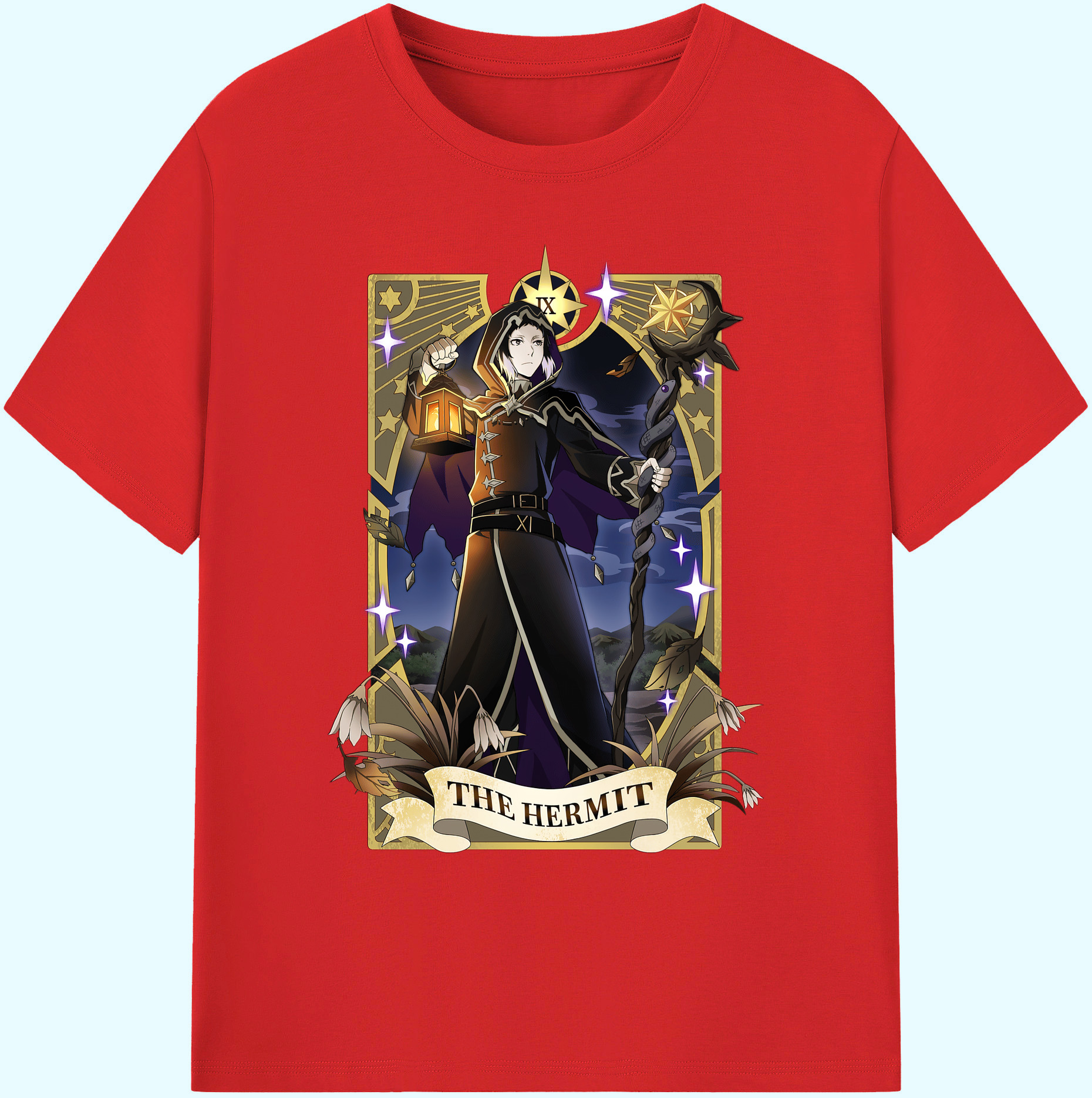 （画像用） 文豪ストレイドッグス Bungo Stray Dogs 綿100％ メンズ半袖Tシャツ｜肌触りやわらか＆通気性