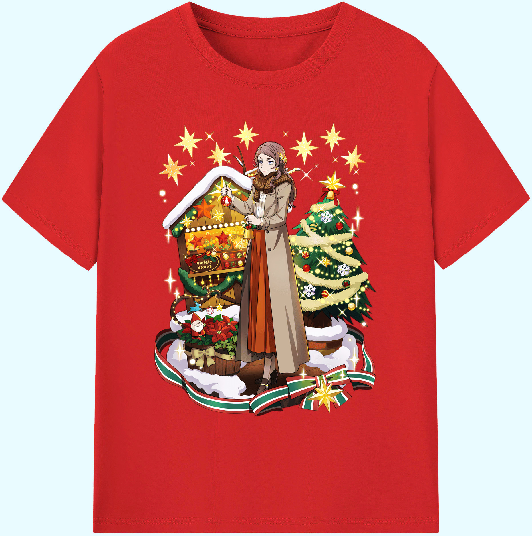 （画像用） 文豪ストレイドッグス Bungo Stray Dogs 綿100％ メンズ半袖Tシャツ｜肌触りやわらか＆通気性
