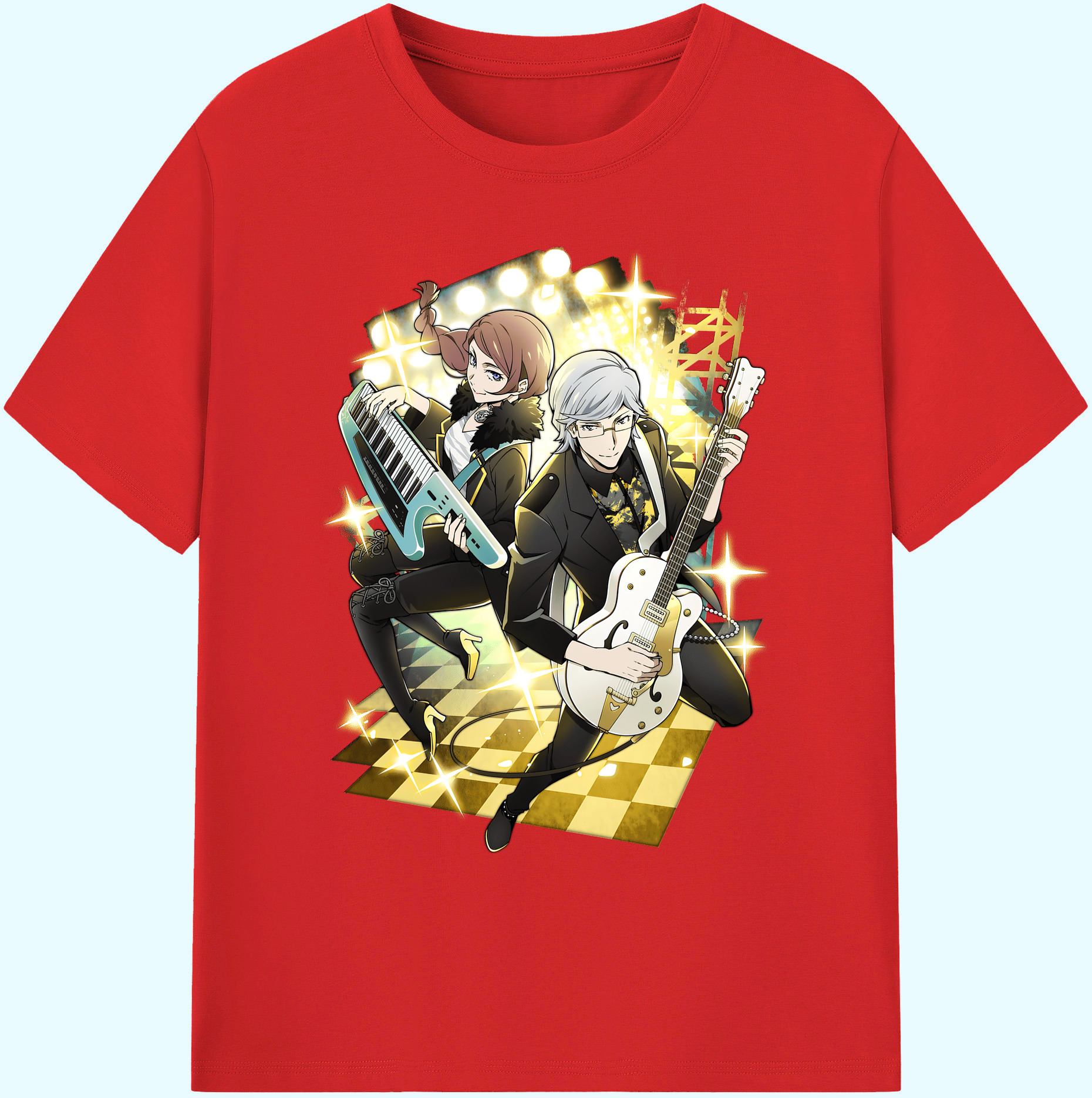 （画像用） 文豪ストレイドッグス Bungo Stray Dogs 綿100％ メンズ半袖Tシャツ｜肌触りやわらか＆通気性