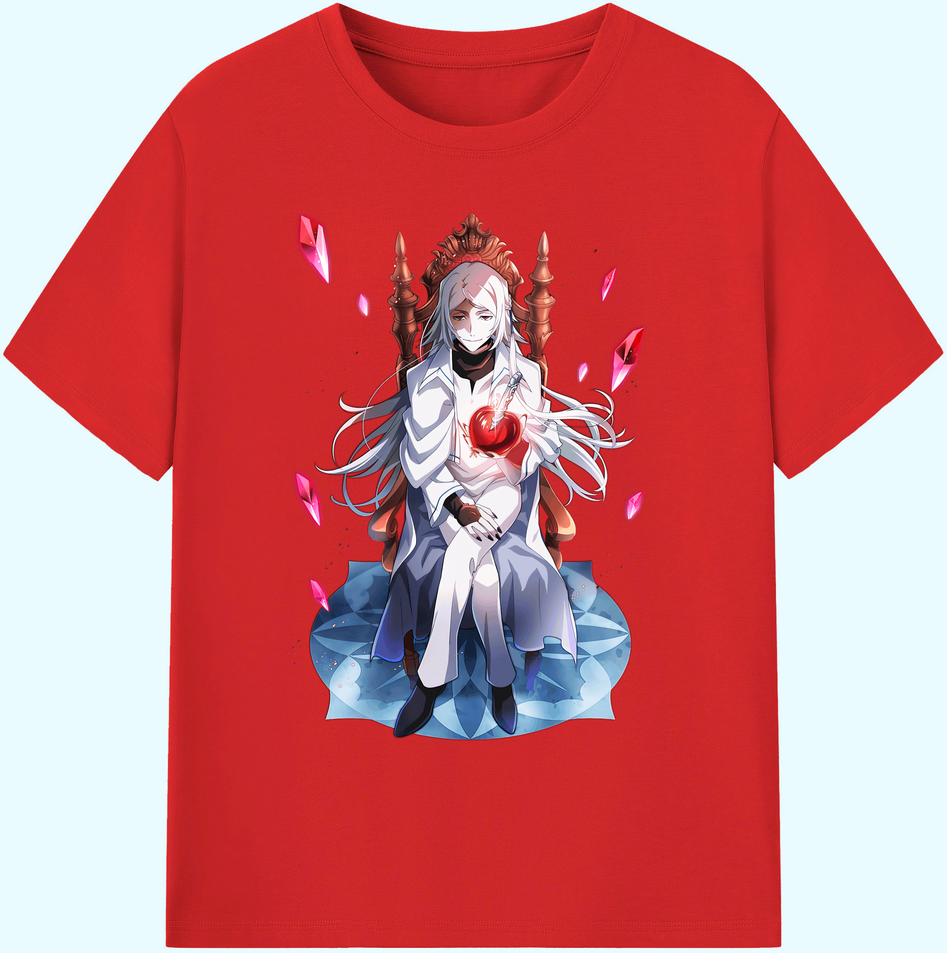 （画像用） 文豪ストレイドッグス Bungo Stray Dogs 綿100％ メンズ半袖Tシャツ｜肌触りやわらか＆通気性