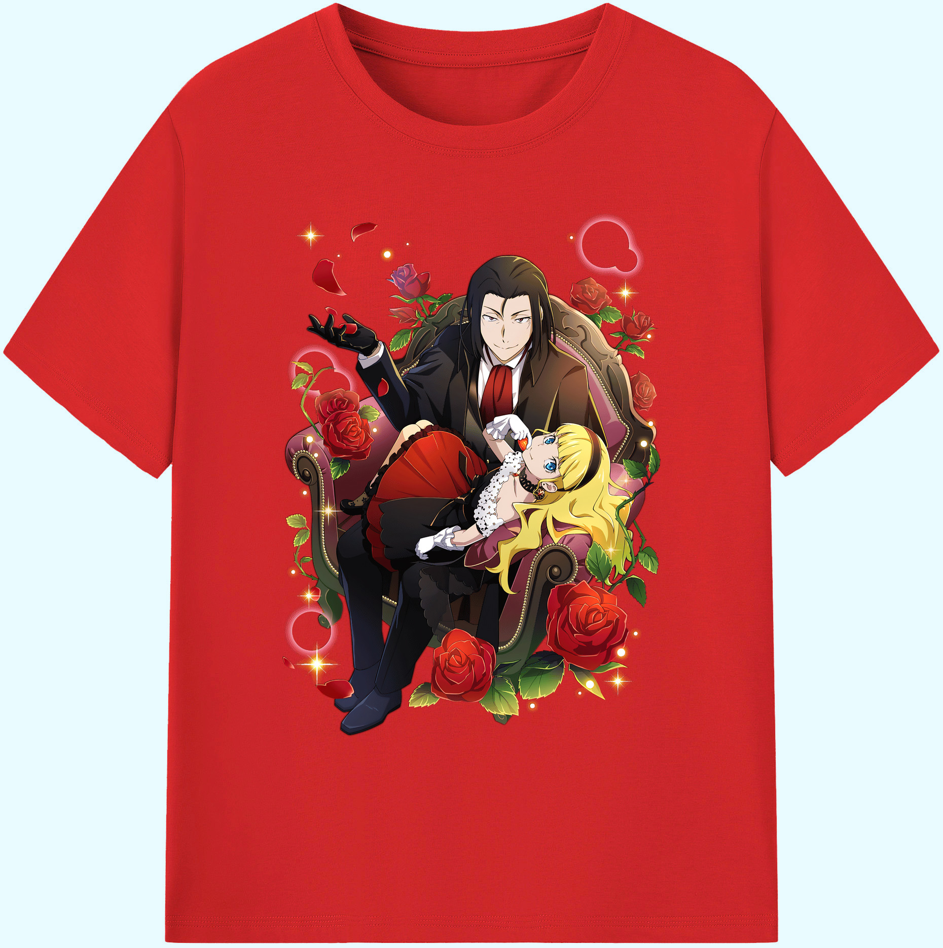 （画像用） 文豪ストレイドッグス Bungo Stray Dogs 綿100％ メンズ半袖Tシャツ｜肌触りやわらか＆通気性