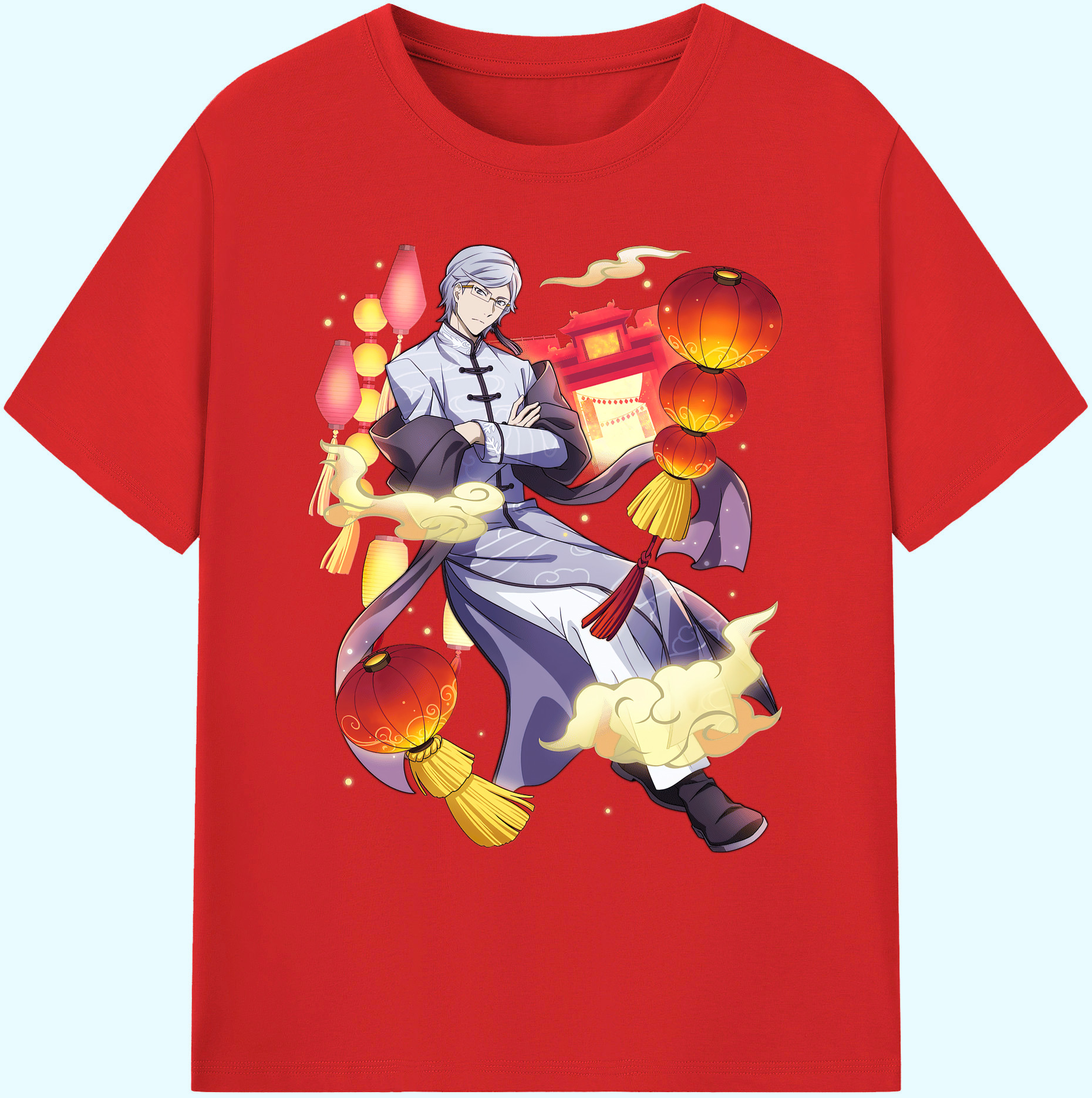 （画像用） 文豪ストレイドッグス Bungo Stray Dogs 綿100％ メンズ半袖Tシャツ｜肌触りやわらか＆通気性