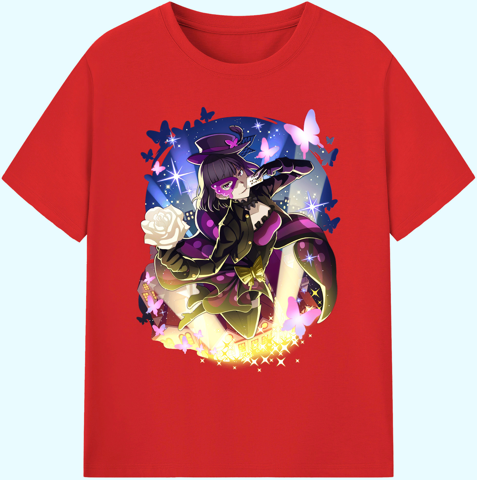 （画像用） 文豪ストレイドッグス Bungo Stray Dogs 綿100％ メンズ半袖Tシャツ｜肌触りやわらか＆通気性