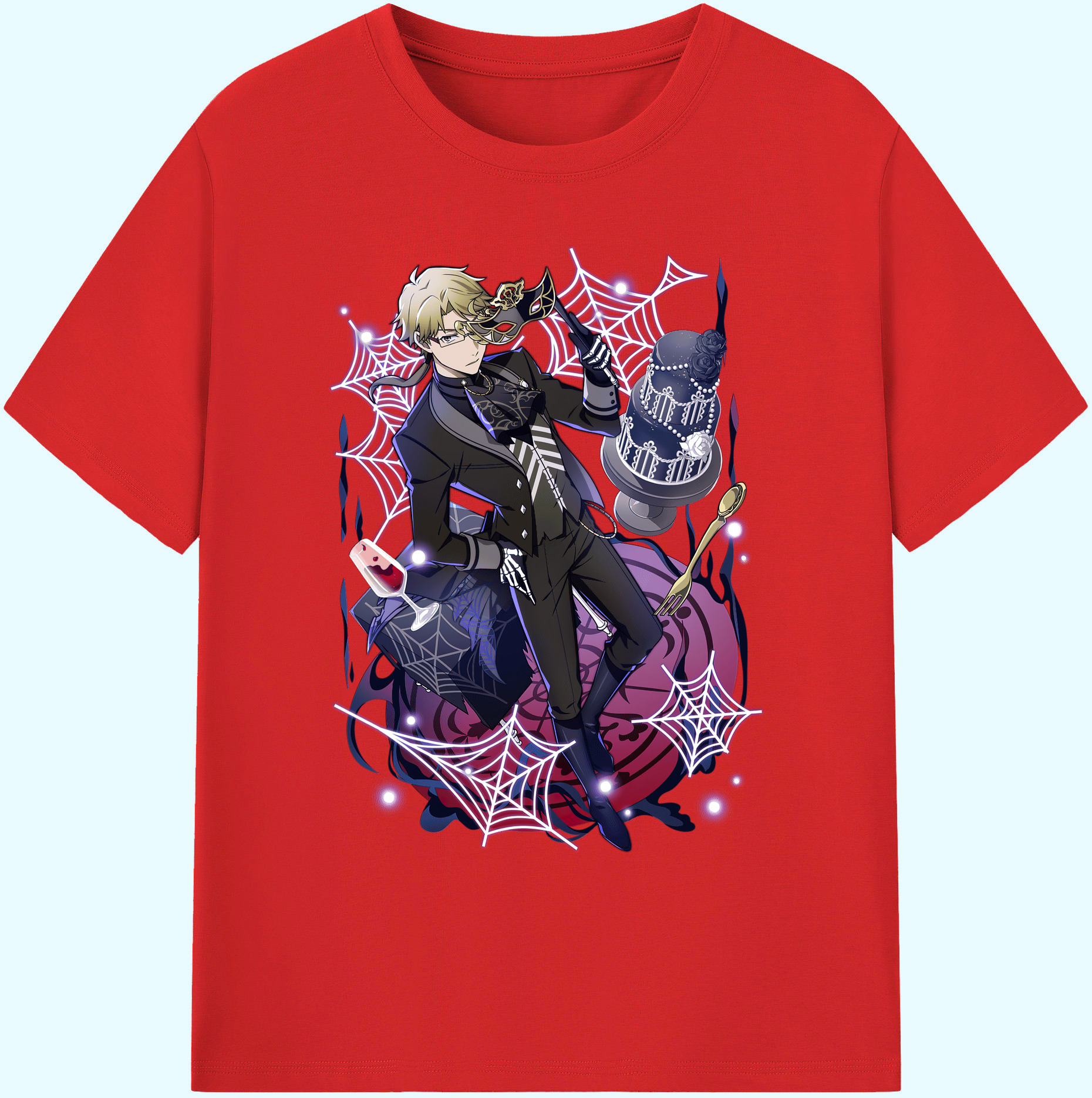 （画像用） 文豪ストレイドッグス Bungo Stray Dogs 綿100％ メンズ半袖Tシャツ｜肌触りやわらか＆通気性