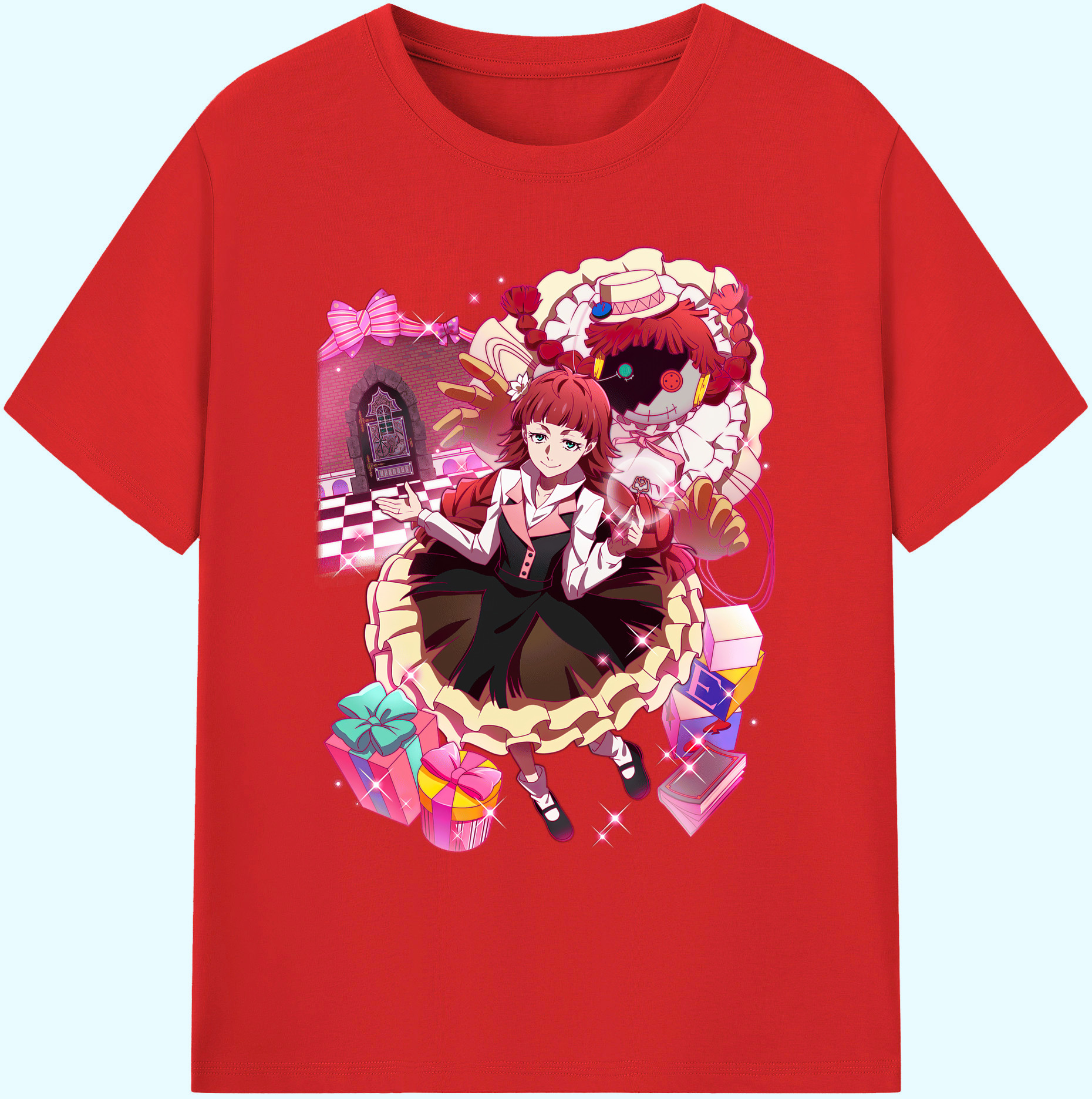 （画像用） 文豪ストレイドッグス Bungo Stray Dogs 綿100％ メンズ半袖Tシャツ｜肌触りやわらか＆通気性