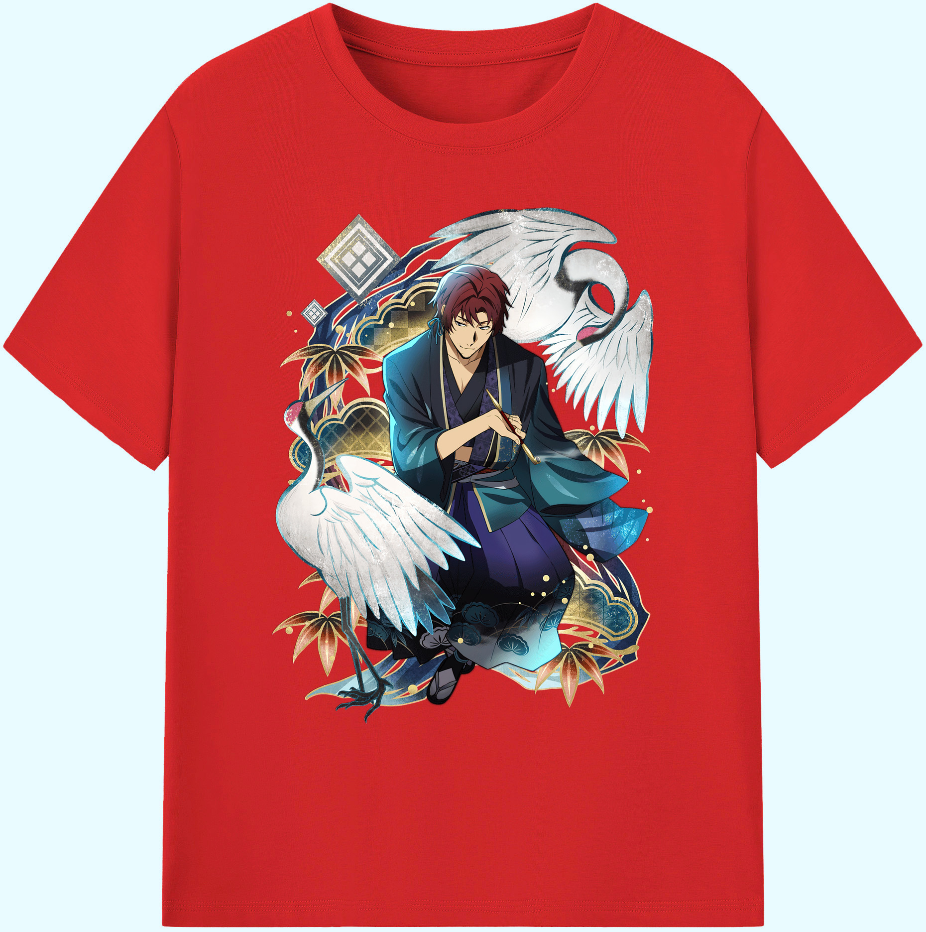 文豪ストレイドッグス Bungo Stray Dogs 綿100％ メンズ半袖Tシャツ｜肌触りやわらか＆通気性