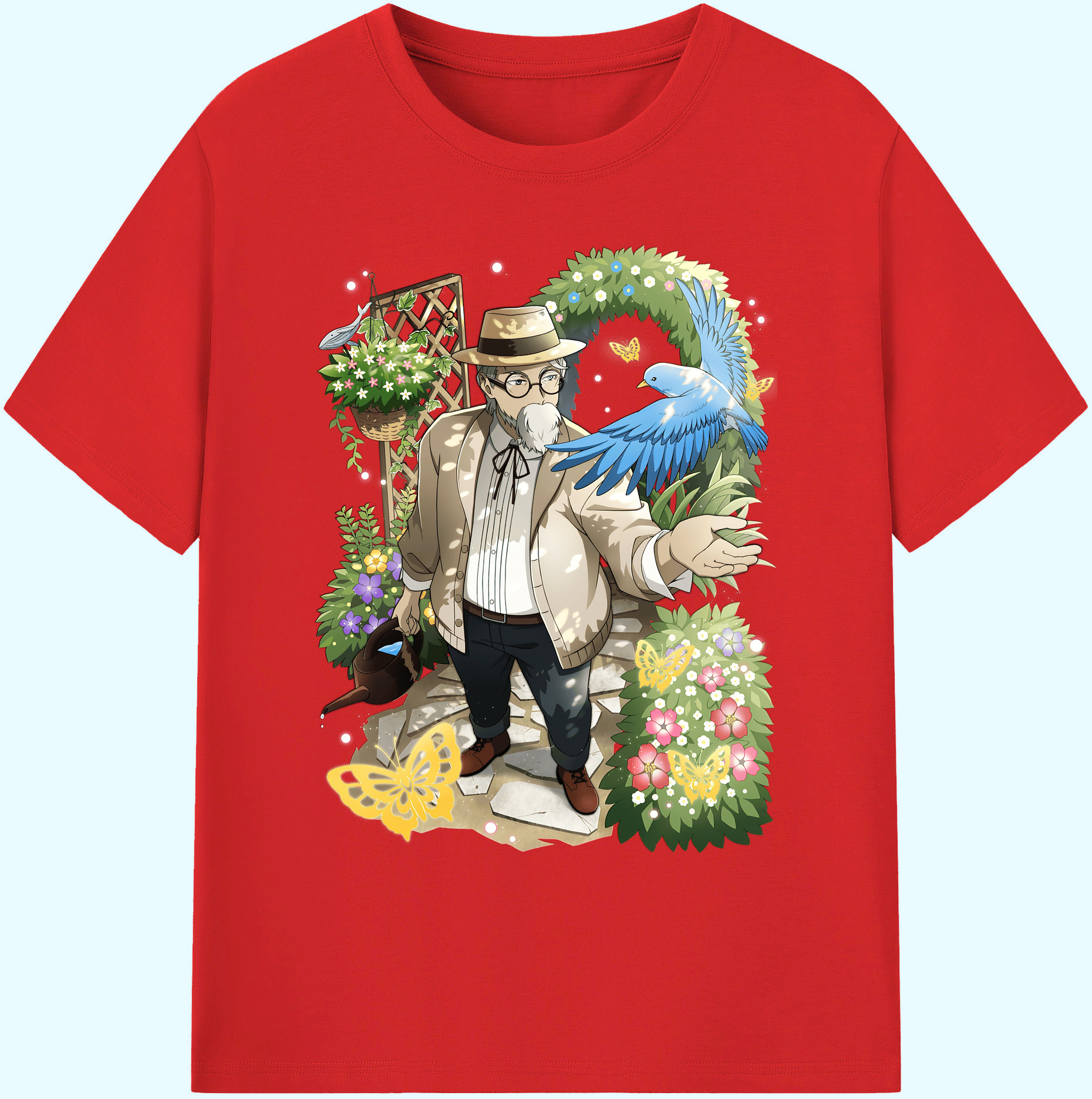 （画像用） 文豪ストレイドッグス Bungo Stray Dogs 綿100％ メンズ半袖Tシャツ｜肌触りやわらか＆通気性