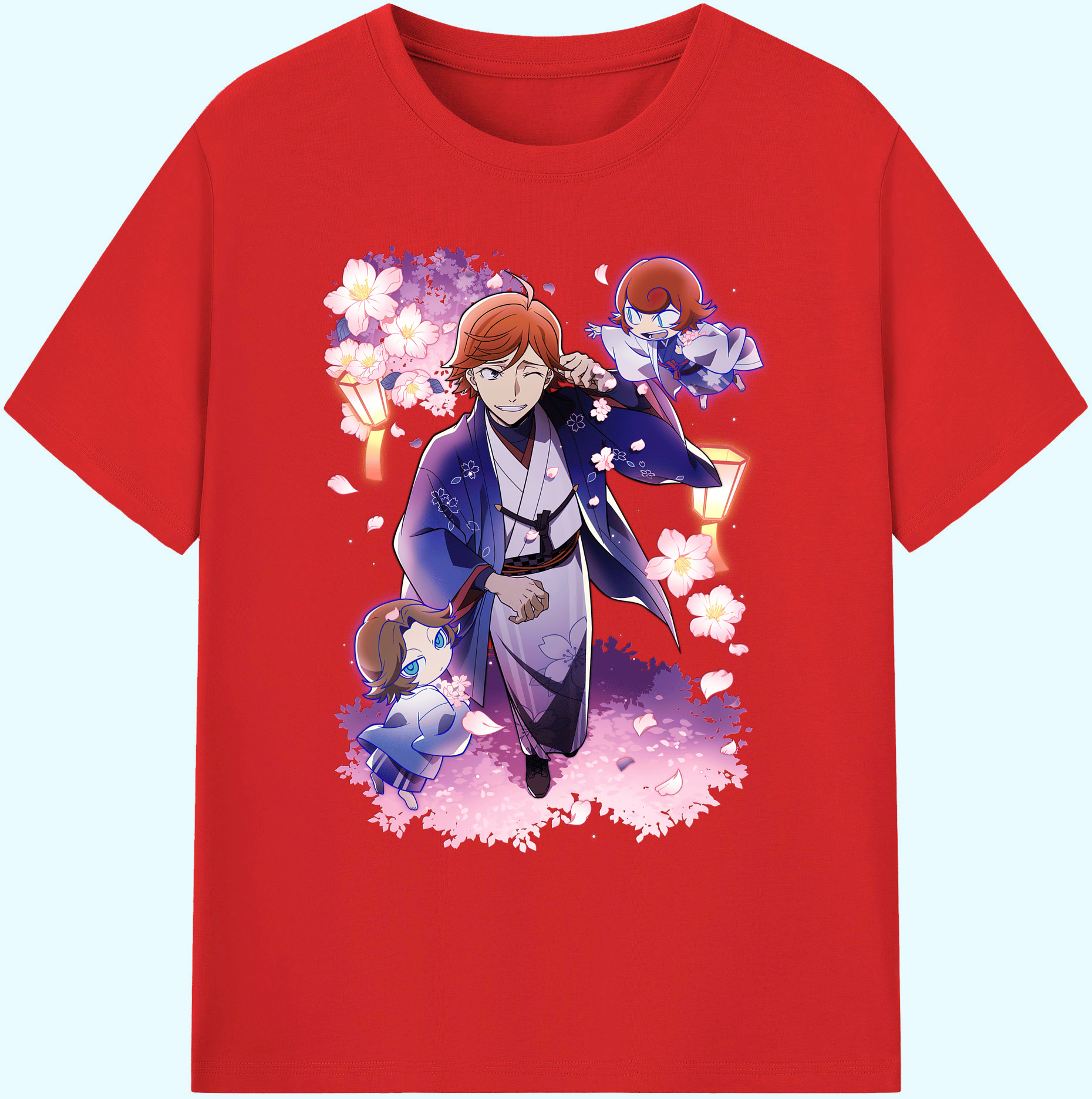 （画像用） 文豪ストレイドッグス Bungo Stray Dogs 綿100％ メンズ半袖Tシャツ｜肌触りやわらか＆通気性