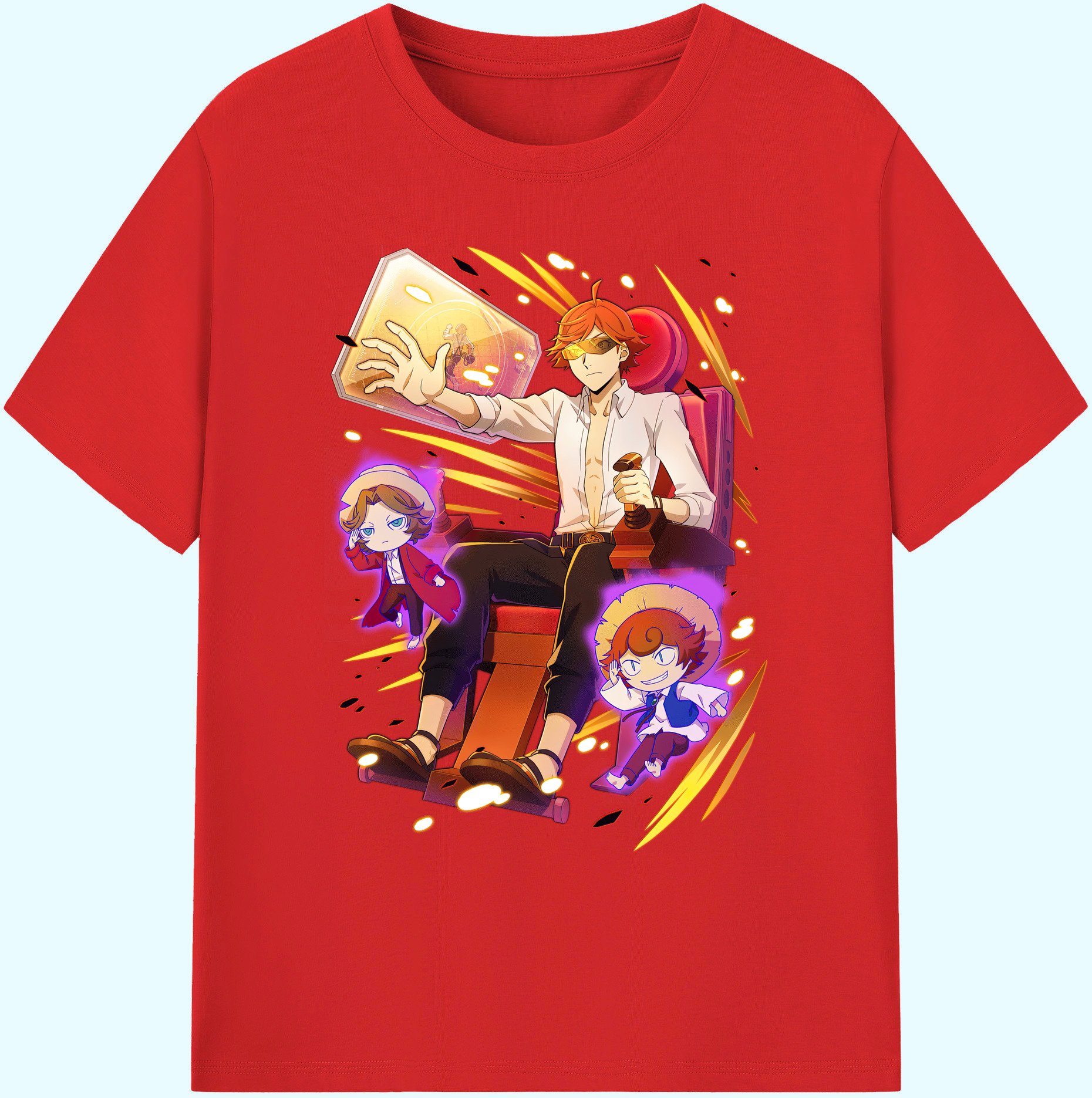 （画像用） 文豪ストレイドッグス Bungo Stray Dogs 綿100％ メンズ半袖Tシャツ｜肌触りやわらか＆通気性