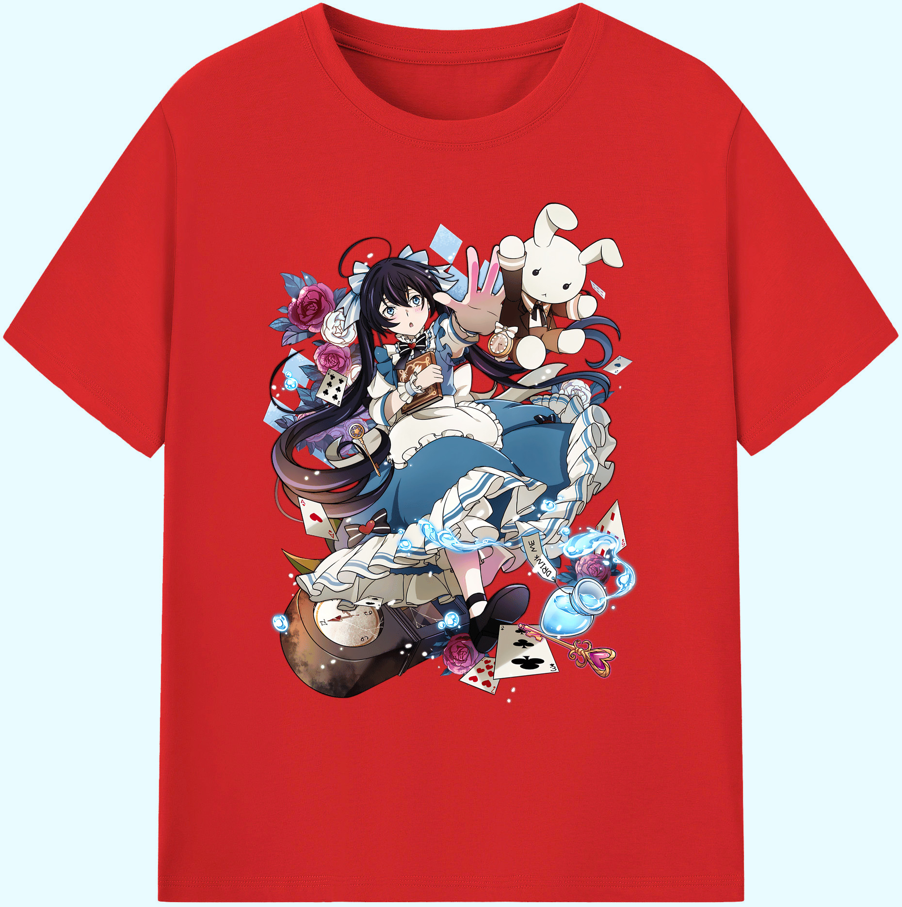 （画像用） 文豪ストレイドッグス Bungo Stray Dogs 綿100％ メンズ半袖Tシャツ｜肌触りやわらか＆通気性