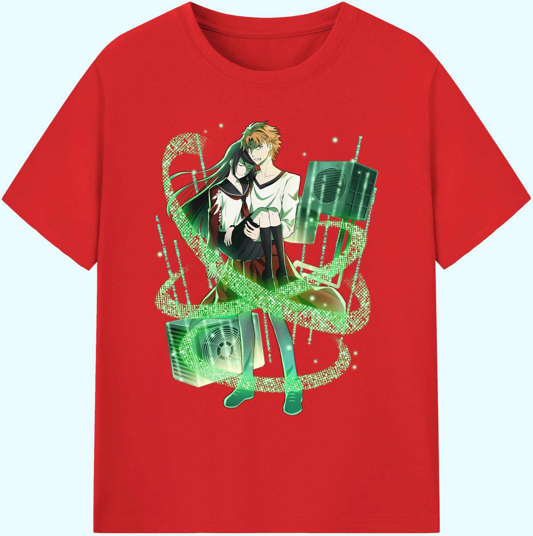 （画像用） 文豪ストレイドッグス Bungo Stray Dogs 綿100％ メンズ半袖Tシャツ｜肌触りやわらか＆通気性