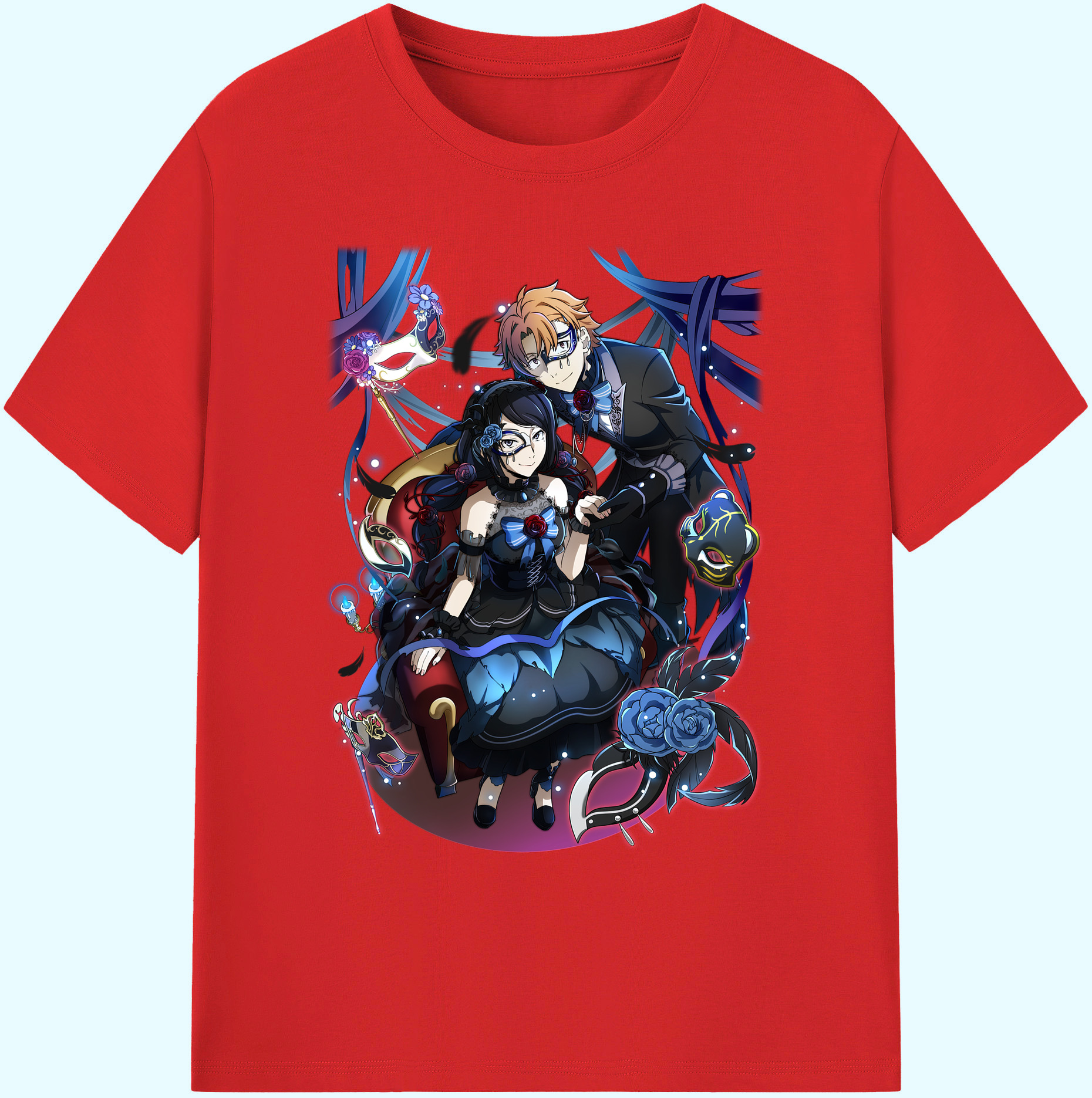 （画像用） 文豪ストレイドッグス Bungo Stray Dogs 綿100％ メンズ半袖Tシャツ｜肌触りやわらか＆通気性