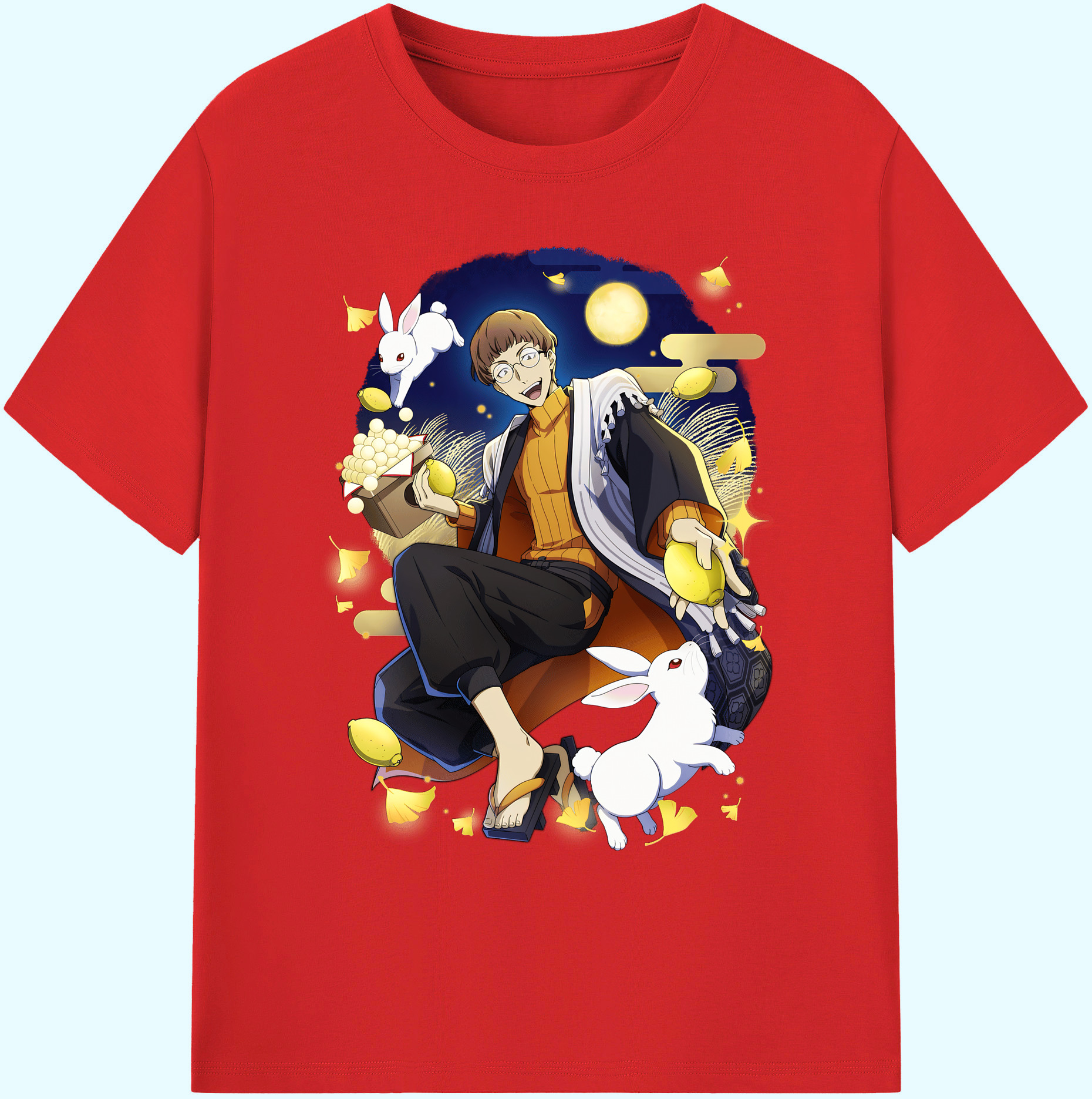（画像用） 文豪ストレイドッグス Bungo Stray Dogs 綿100％ メンズ半袖Tシャツ｜肌触りやわらか＆通気性